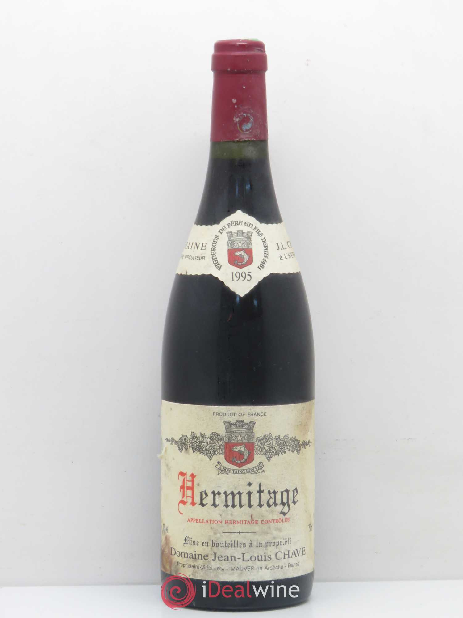 Hermitage Jean-Louis Chave 1995 - Lot de 1 bouteille - 0