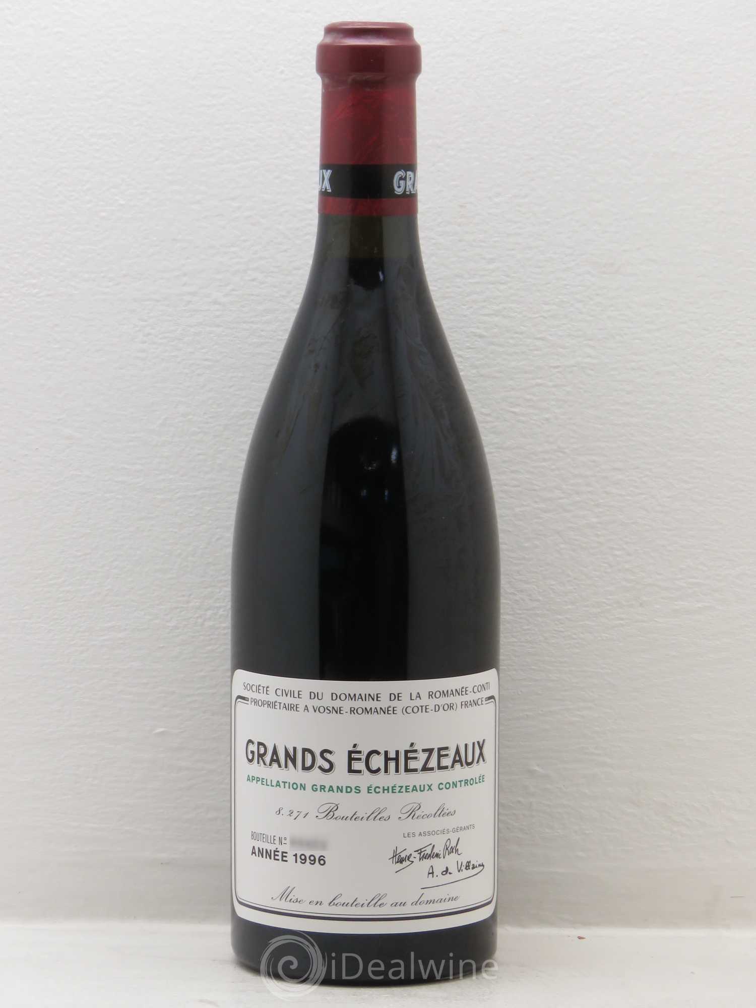 Grands-Echezeaux Grand Cru Domaine de la Romanée-Conti 1996 - Lot de 1 bouteille - 0