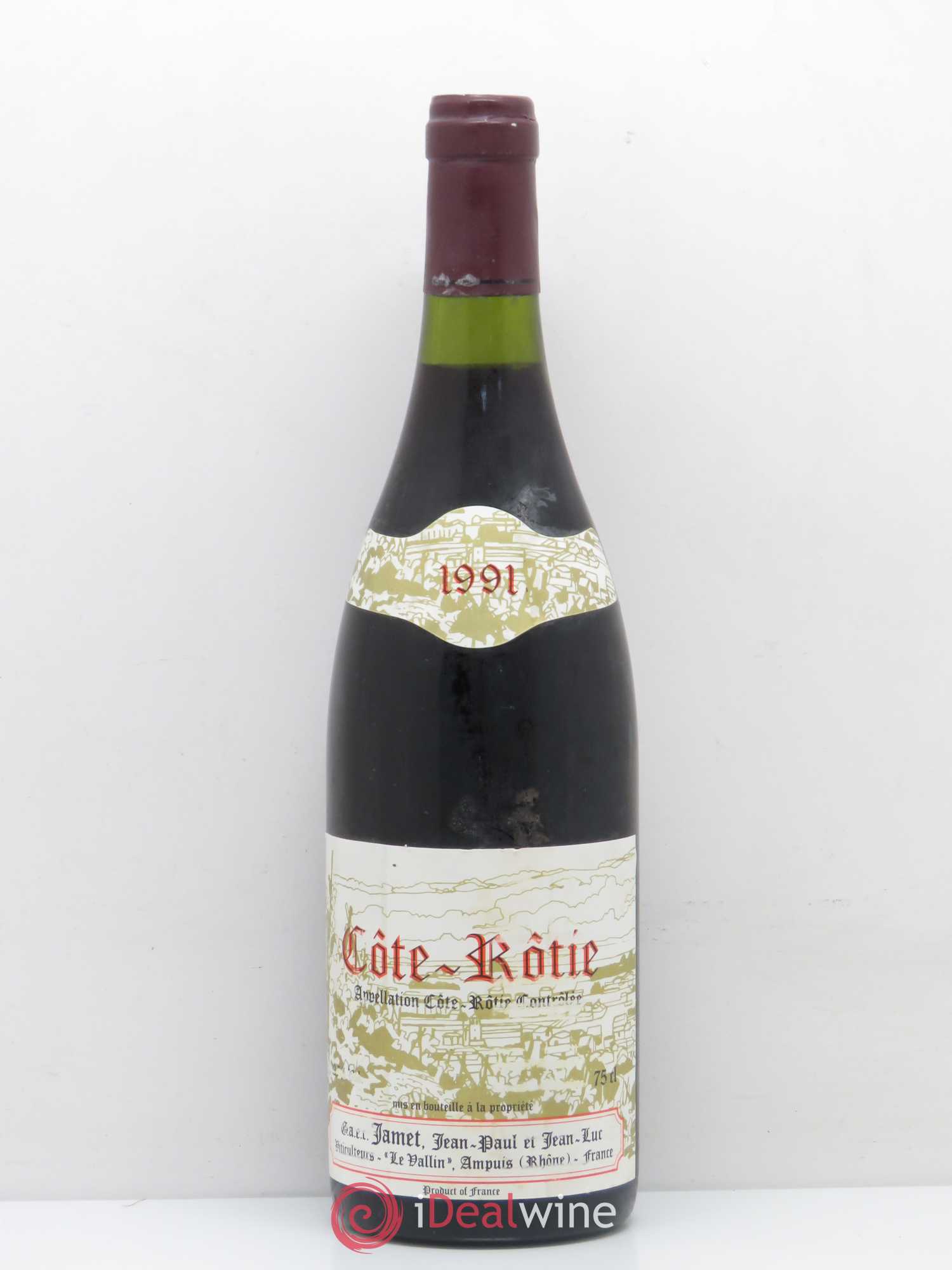 Côte-Rôtie Jamet (Domaine) 1991 - Lot de 1 bouteille - 0