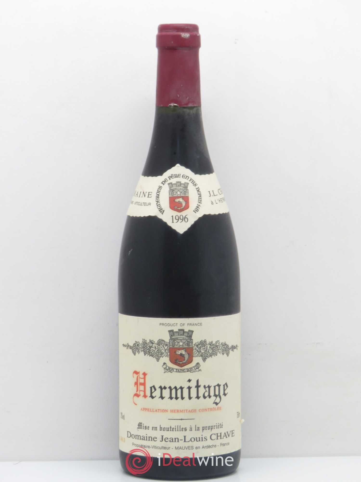 Hermitage Jean-Louis Chave 1996 - Lot de 1 bouteille - 0