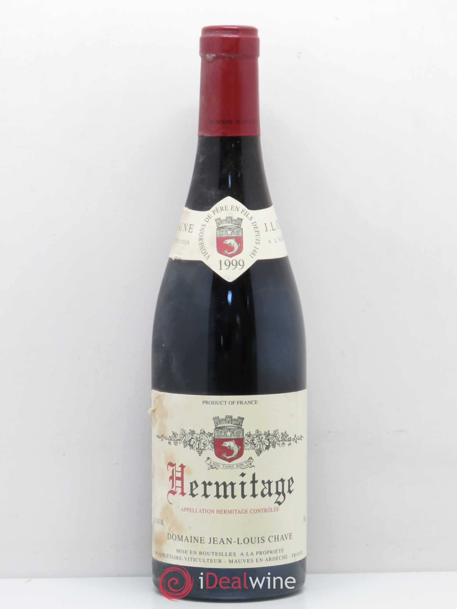 Hermitage Jean-Louis Chave 1999 - Lot de 1 bouteille - 0