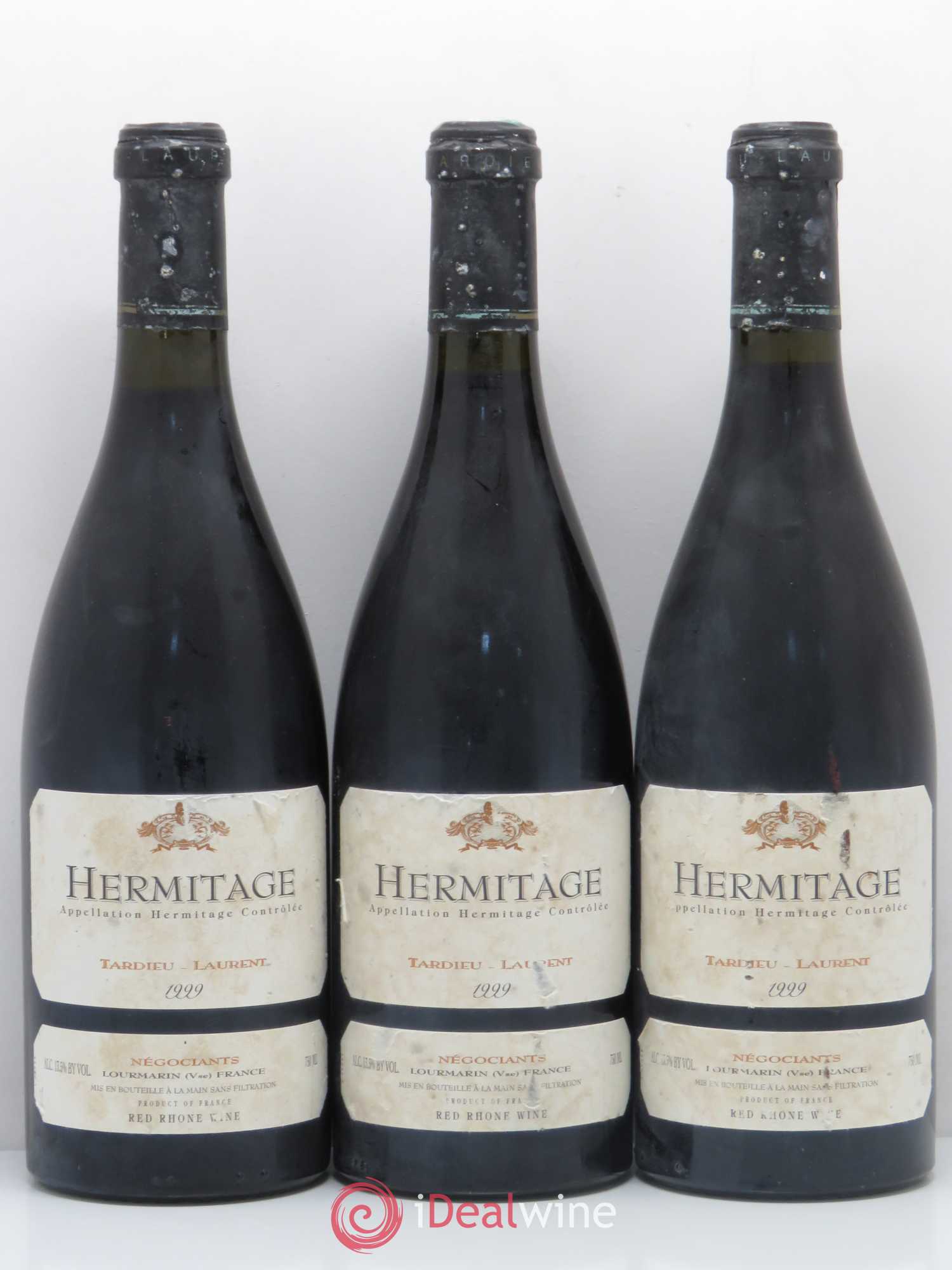 Hermitage Maison Tardieu-Laurent 1999 - Lot de 3 bouteilles - 0