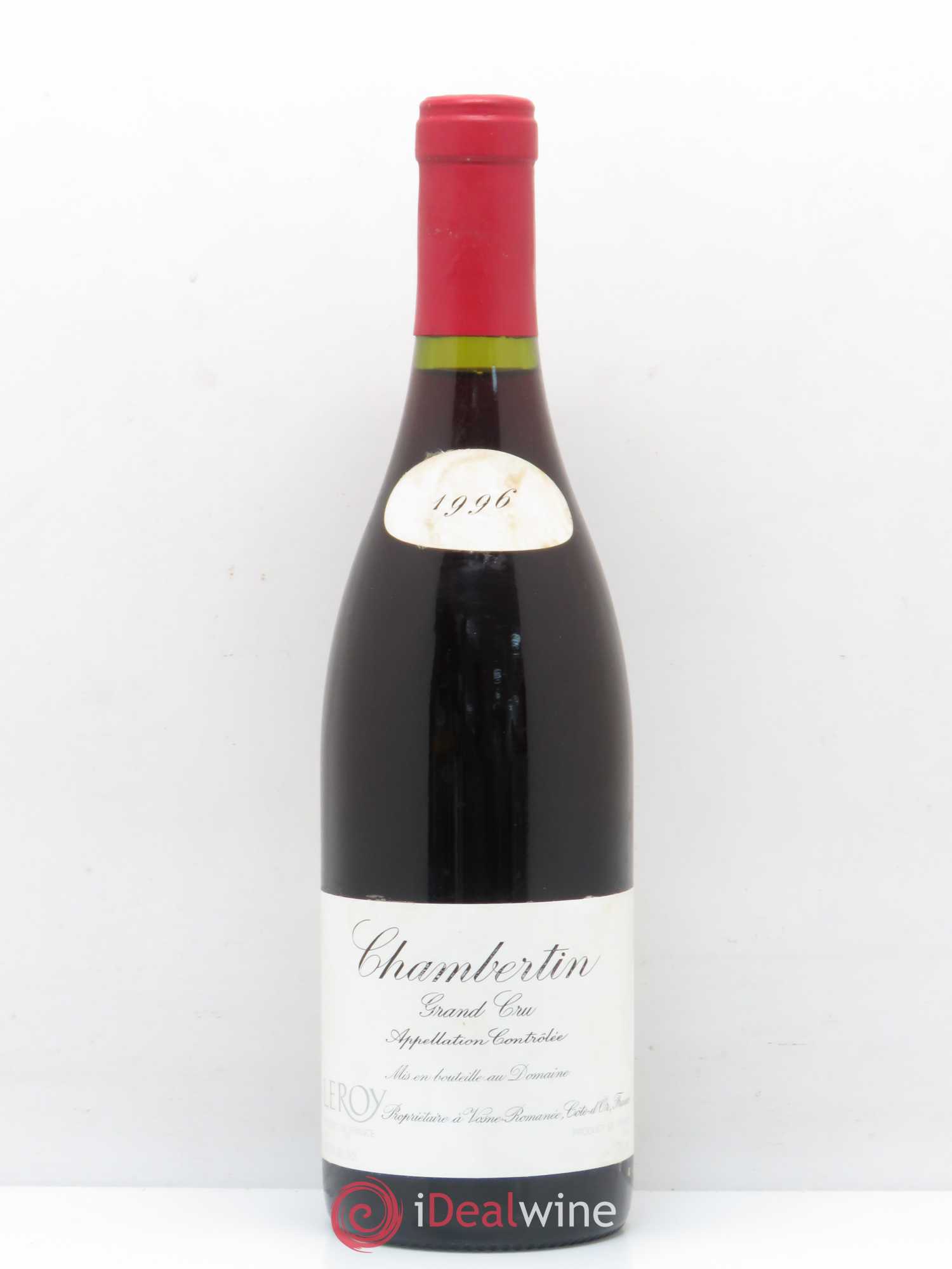 Chambertin Grand Cru Leroy (Domaine) 1996 - Lot de 1 bouteille - 0