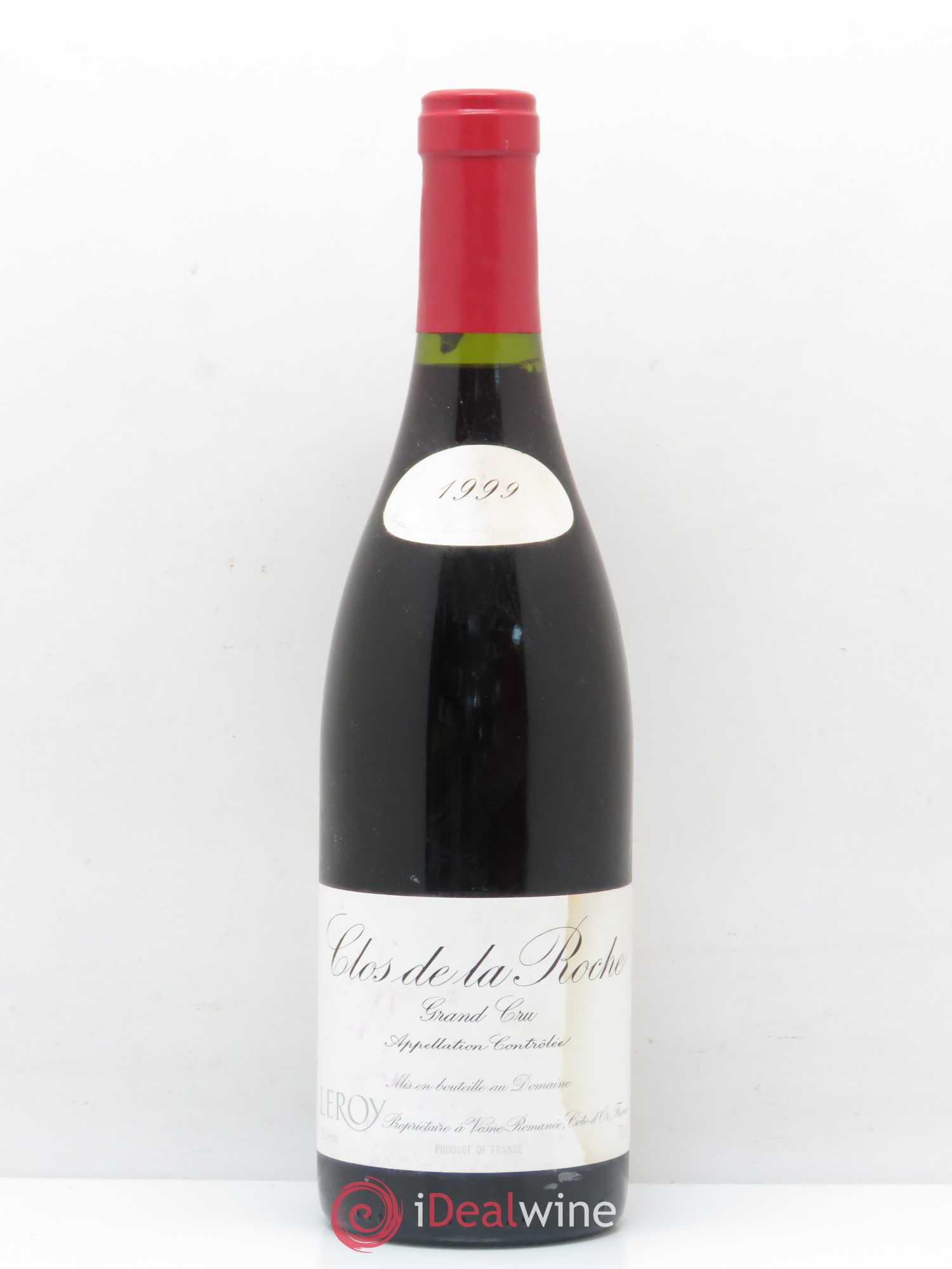 Clos de la Roche Grand Cru Leroy (Domaine) 1999 - Lot de 1 bouteille - 0