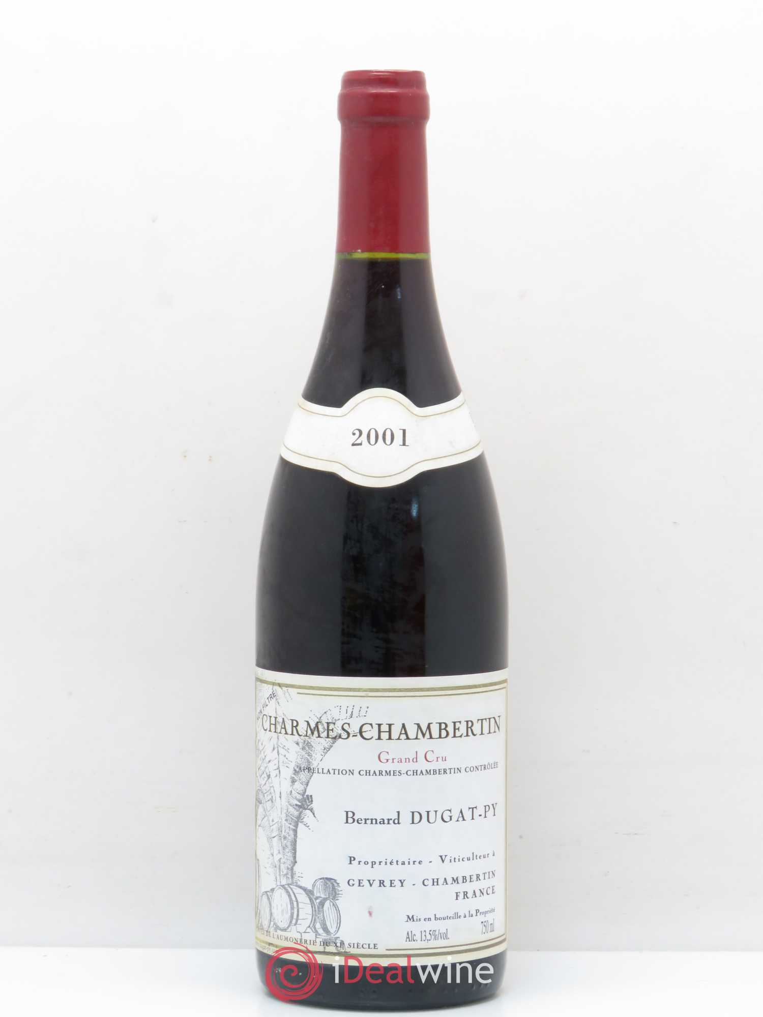 Charmes-Chambertin Grand Cru Dugat-Py 2001 - Lot de 1 bouteille - 0