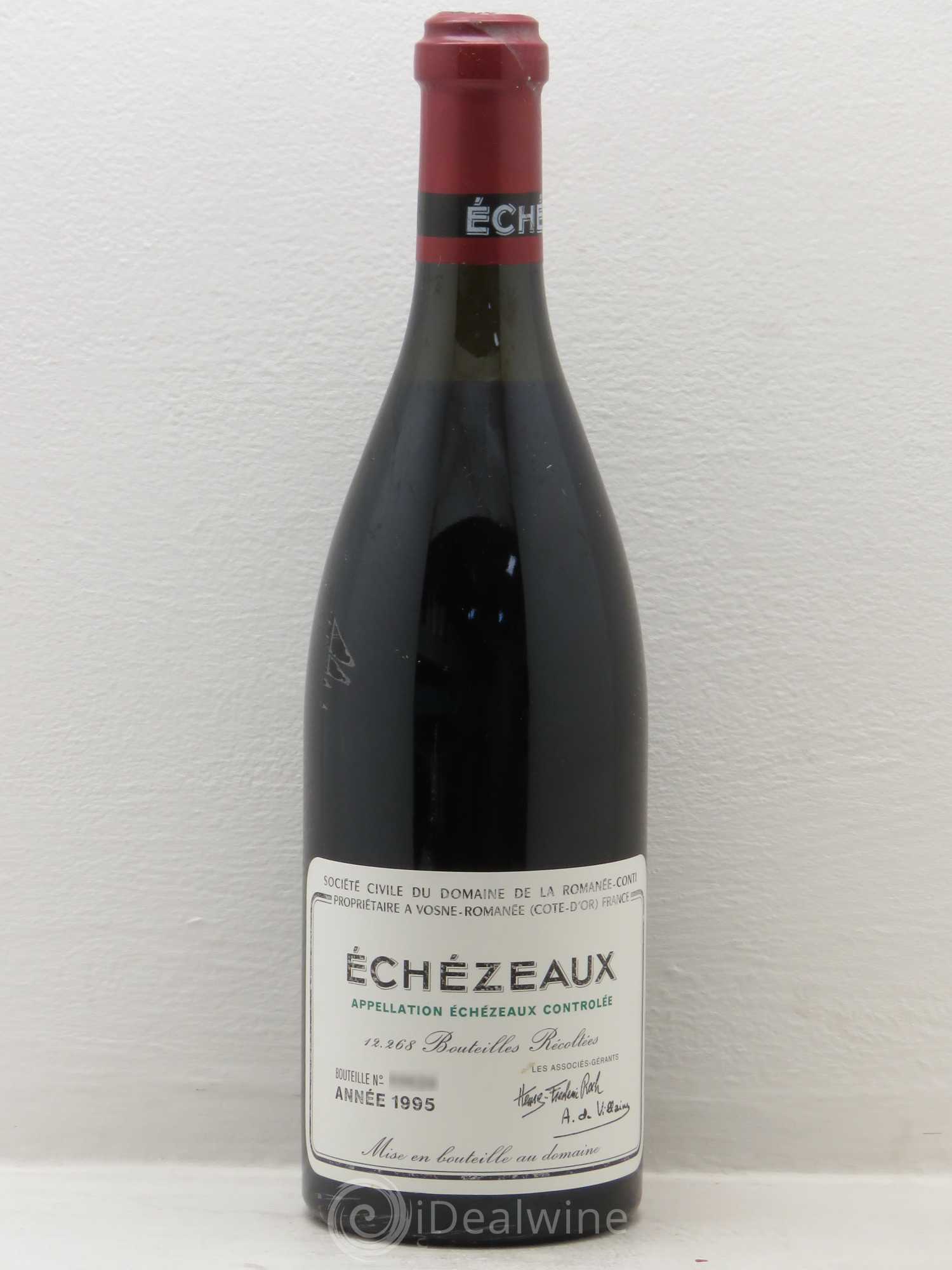 Echezeaux Grand Cru Domaine de la Romanée-Conti 1995 - Lot de 1 bouteille - 0