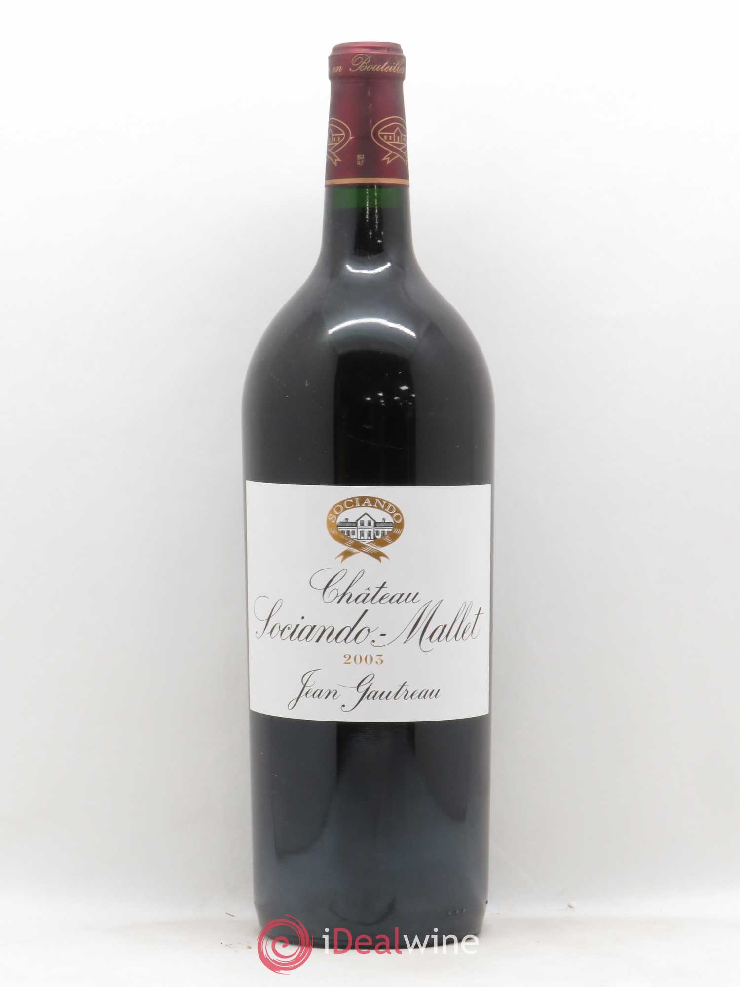 Château Sociando Mallet 2003 - Lot de 1 magnum - 0