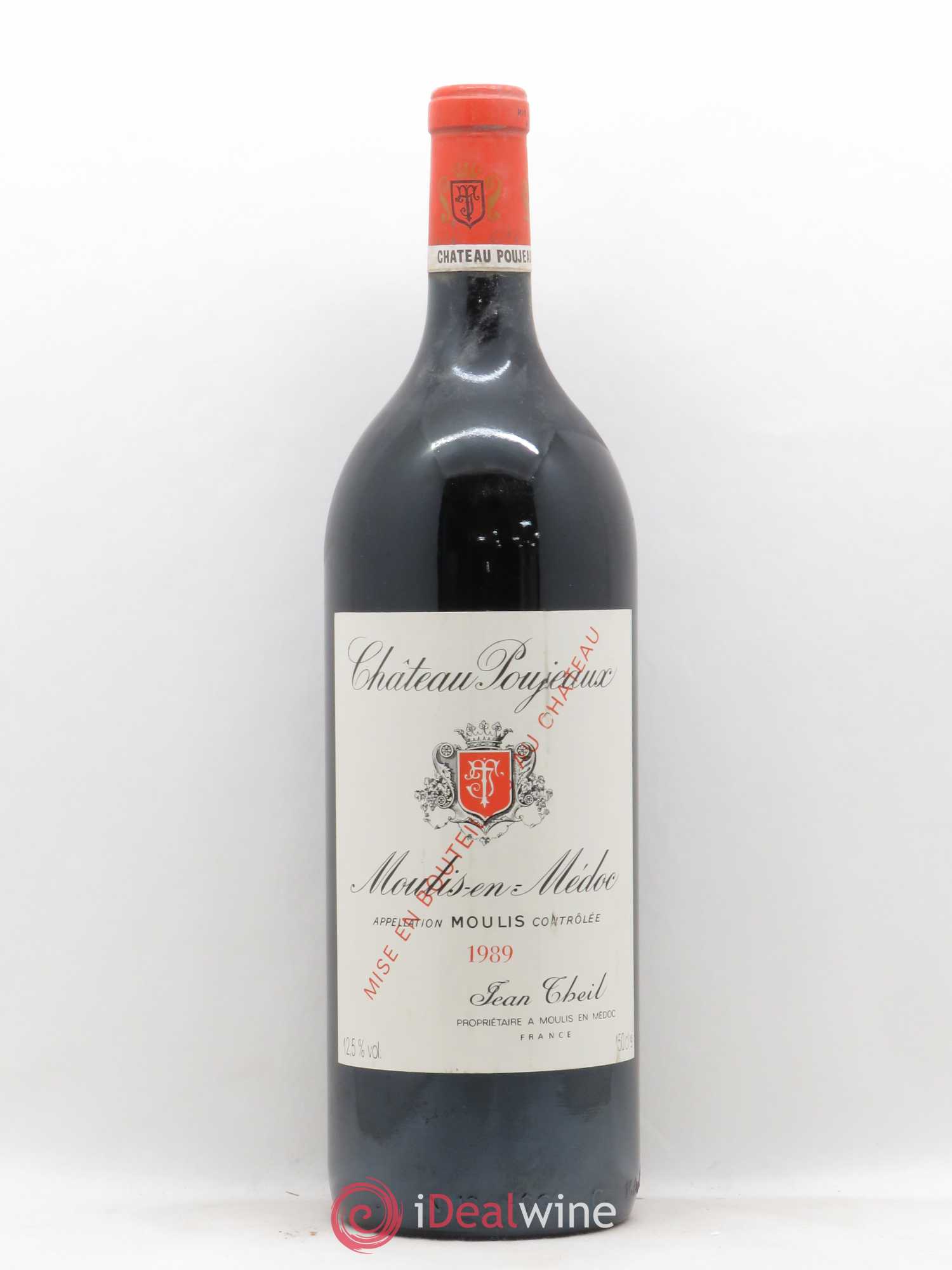 Château Poujeaux 1989 - Lot de 1 magnum - 0