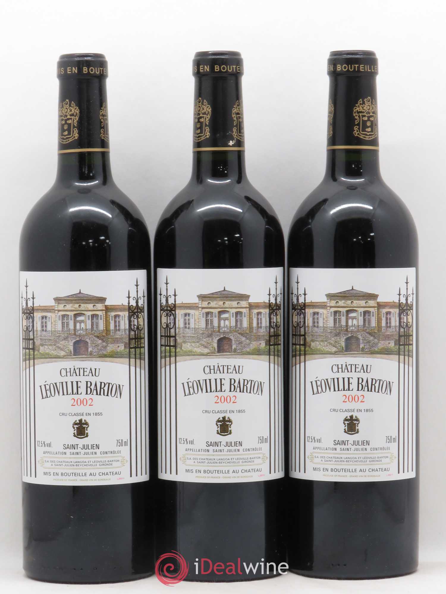 Château Léoville Barton 2ème Grand Cru Classé 2002 - Lot de 12 bouteilles - 3