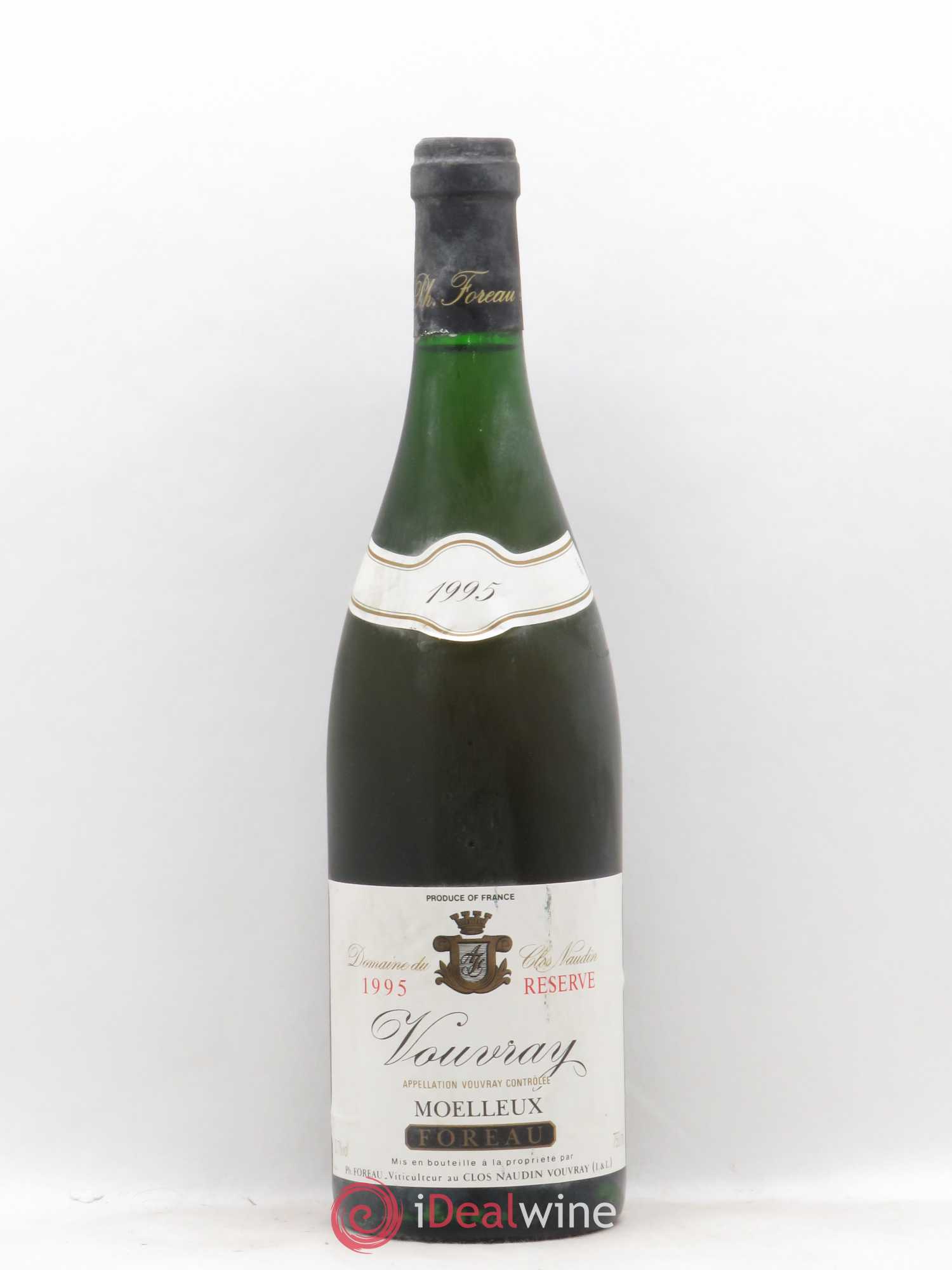 Vouvray Moelleux Réserve Clos Naudin - Philippe Foreau 1995 - Lotto di 1 bottiglia - 0