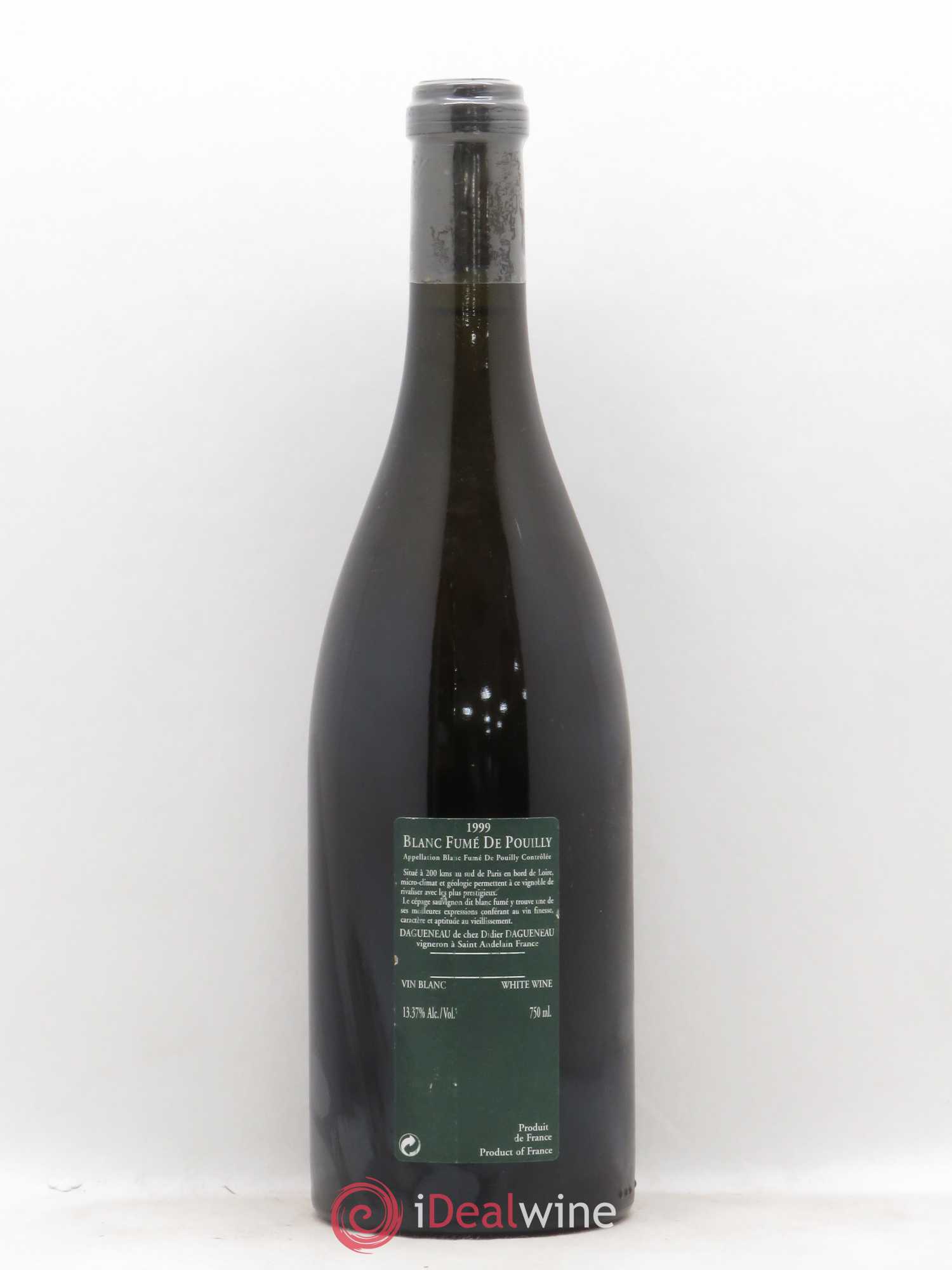Vin de France (anciennement Pouilly-Fumé) Silex Dagueneau (Domaine Didier - Louis-Benjamin) 1999 - Lot de 1 bouteille - 1