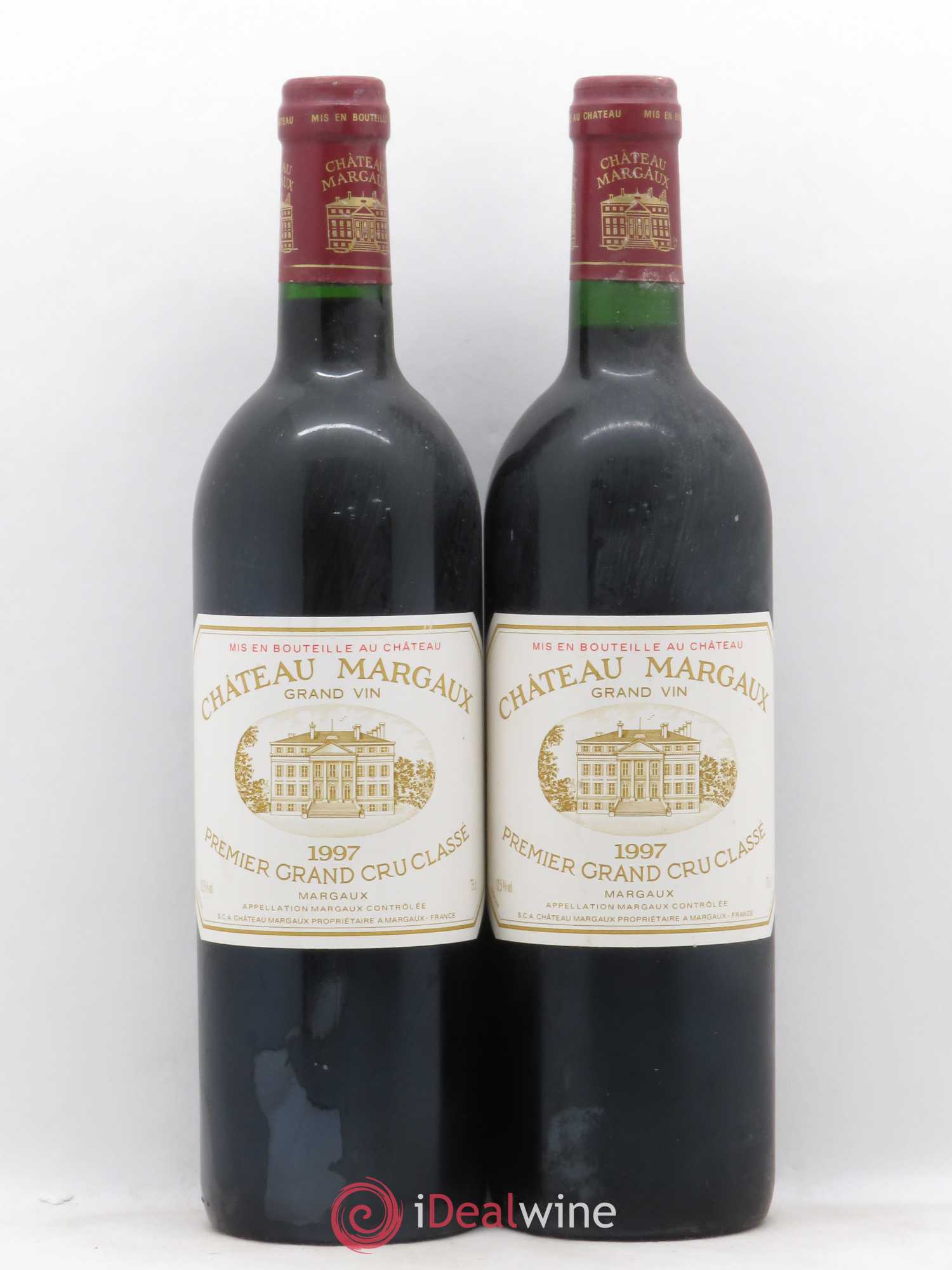 Château Margaux 1er Grand Cru Classé 1997 - Lot de 2 bouteilles - 0