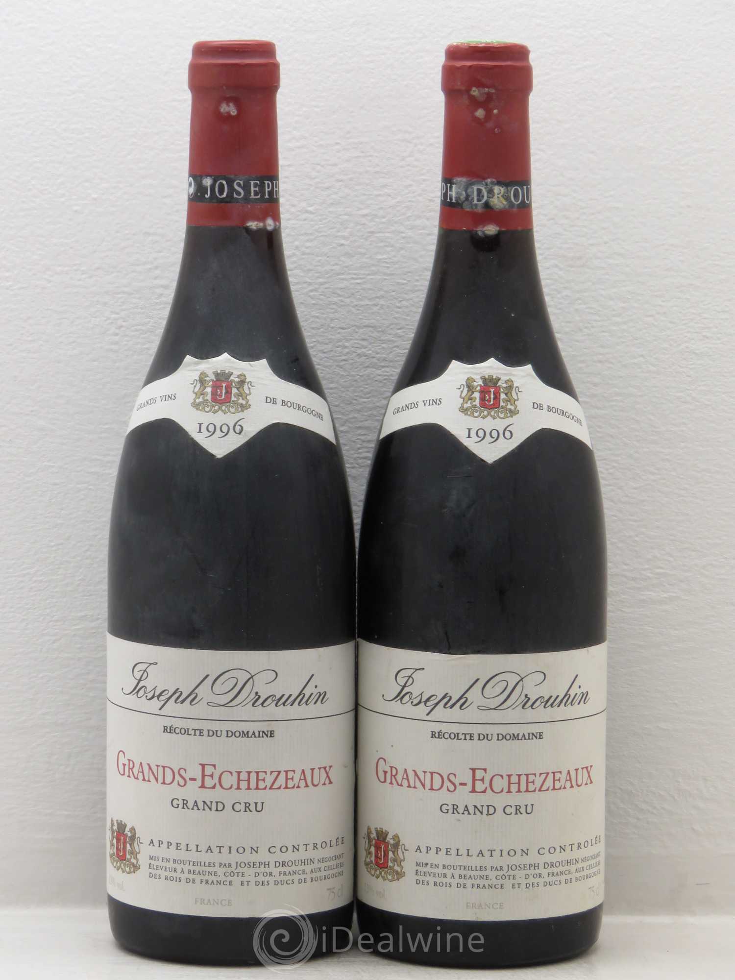 Grands-Echezeaux Grand Cru Joseph Drouhin 1996 - Lot de 2 bouteilles - 0