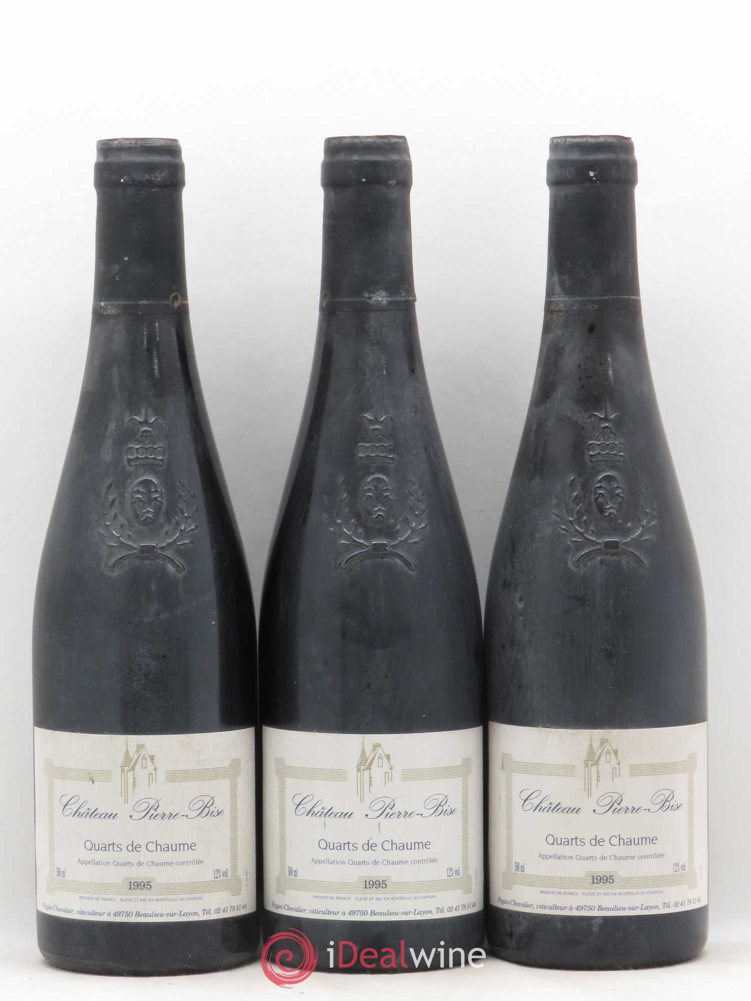 Quarts de Chaume Château Pierre-Bise 1995 - Lotto di 3 bottiglie - 0