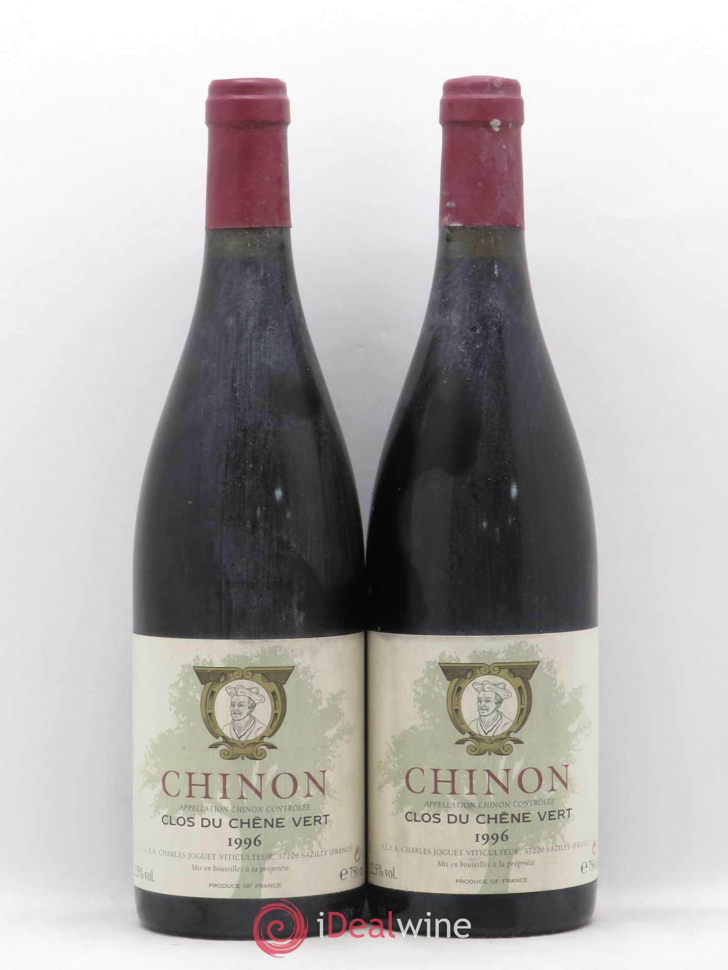 Chinon Clos du Chêne Vert Charles Joguet 1996 - Lot de 2 bouteilles - 0