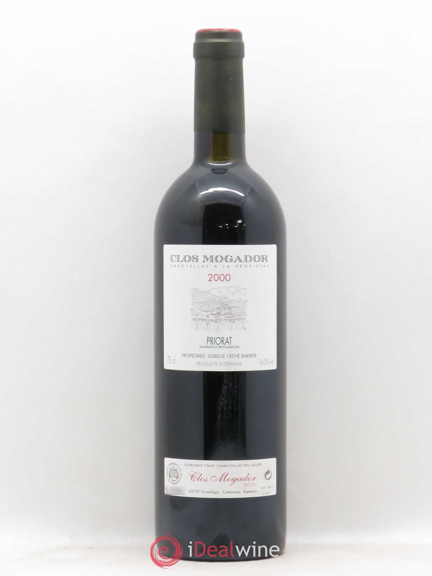 Priorat Clos Mogador DOCA René Barbier 2000 - Lot de 1 bouteille - 0