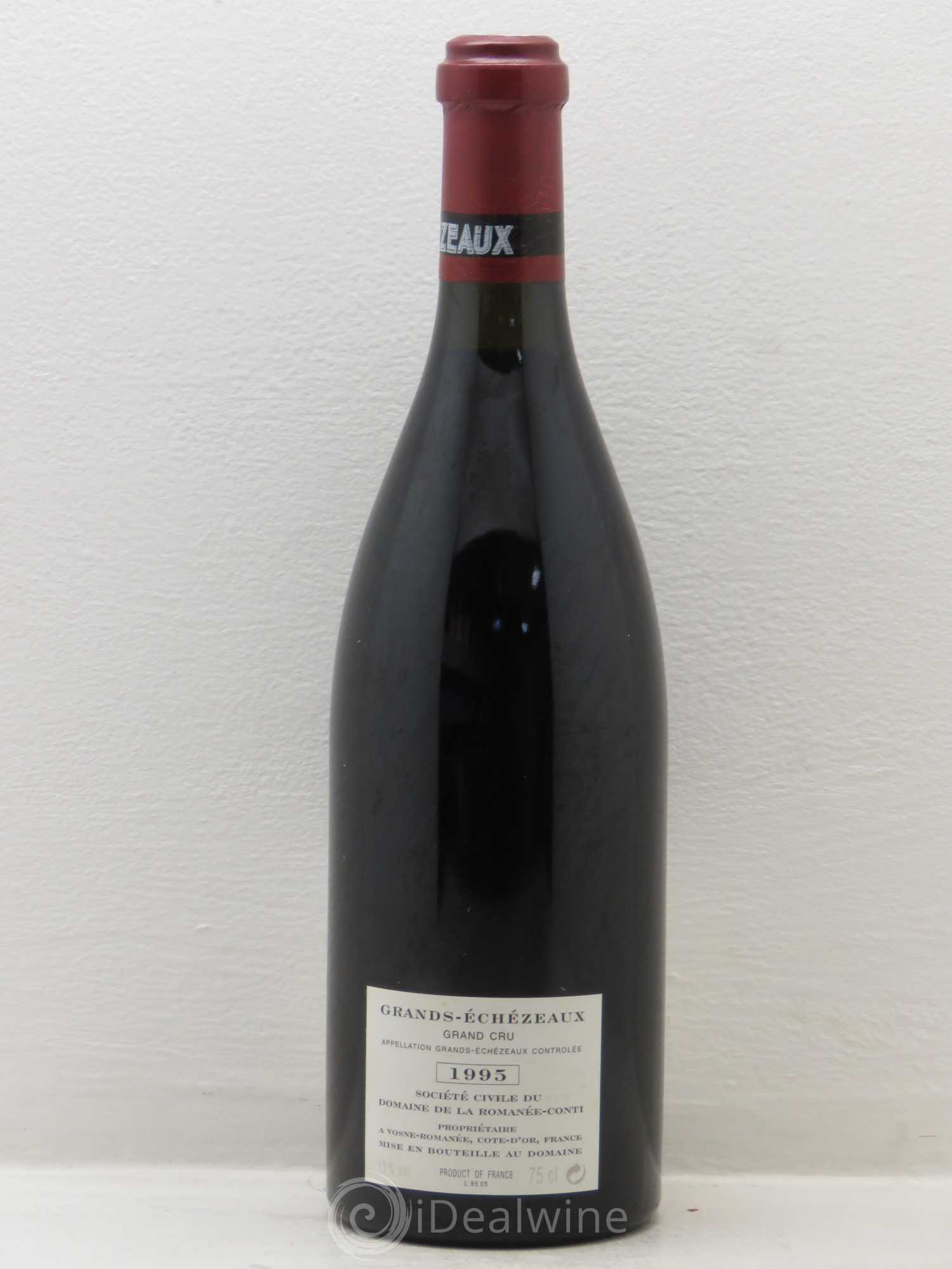 Grands-Echezeaux Grand Cru Domaine de la Romanée-Conti 1995 - Lot de 1 bouteille - 1