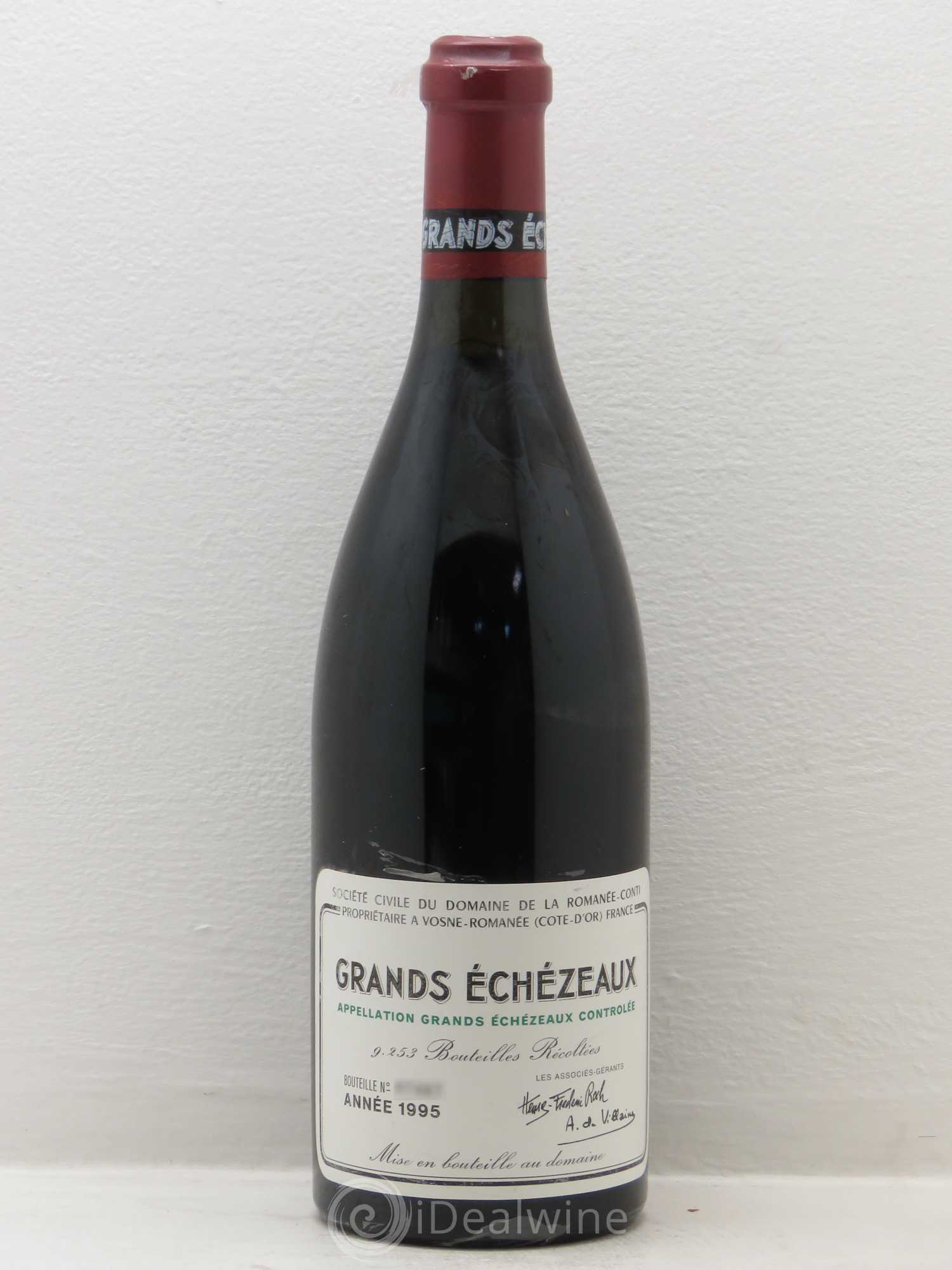 Grands-Echezeaux Grand Cru Domaine de la Romanée-Conti 1995 - Lot de 1 bouteille - 0