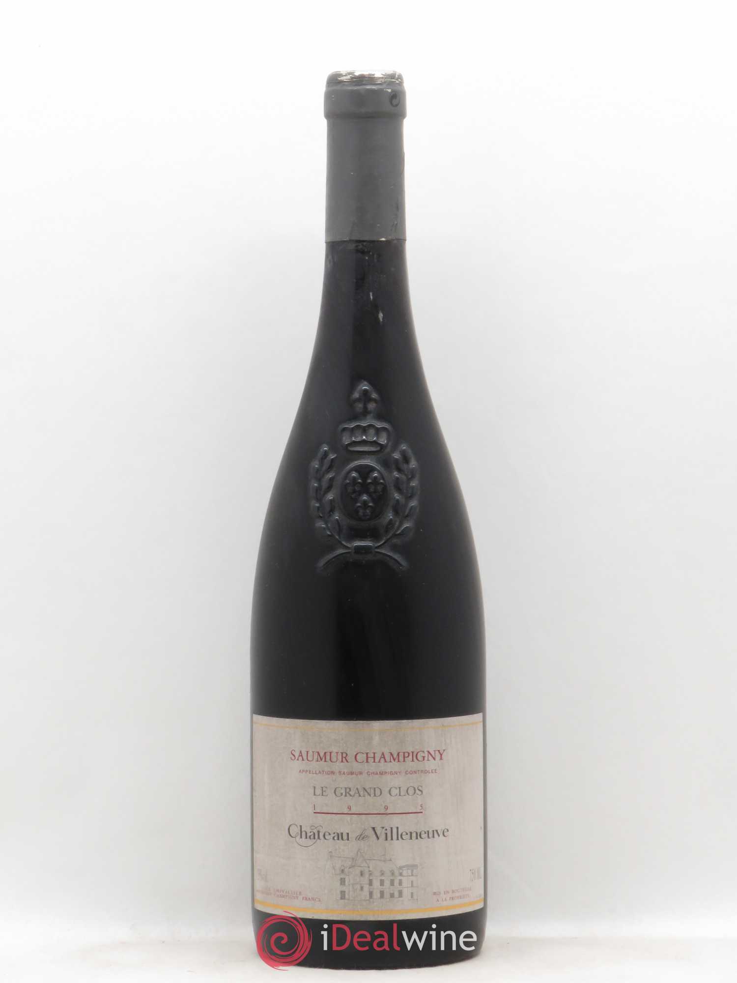 Saumur-Champigny Le Grand Clos Château de Villeneuve 1995 - Lot de 1 bouteille - 0