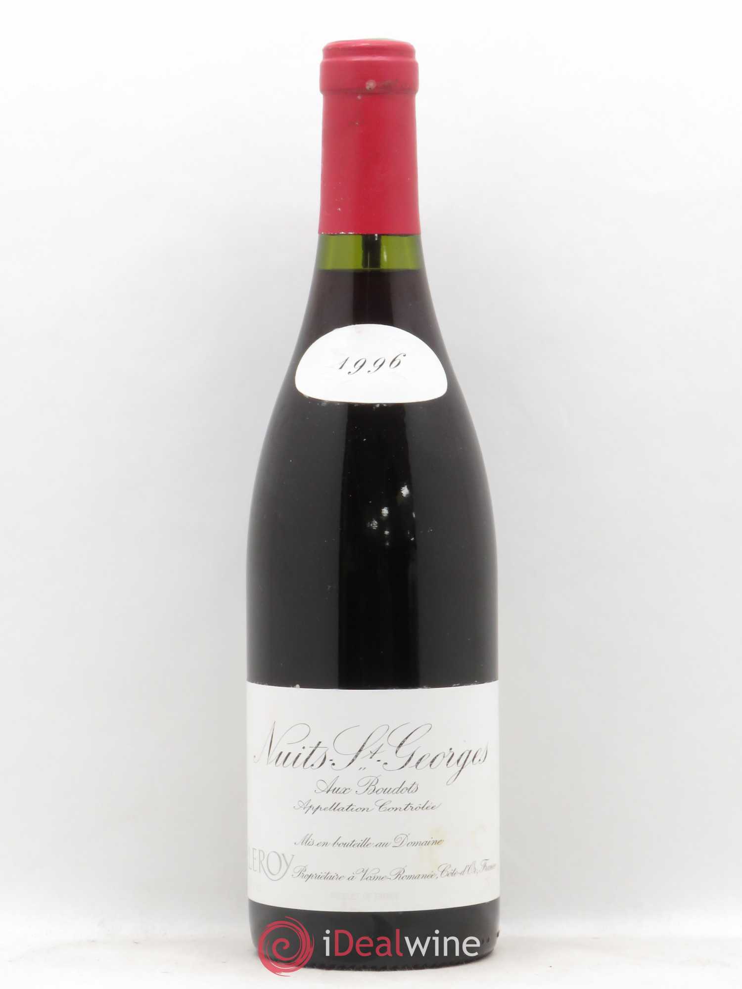 Nuits-Saint-Georges 1er Cru Aux Boudots Leroy (Domaine) 1996 - Lot de 1 bouteille - 0