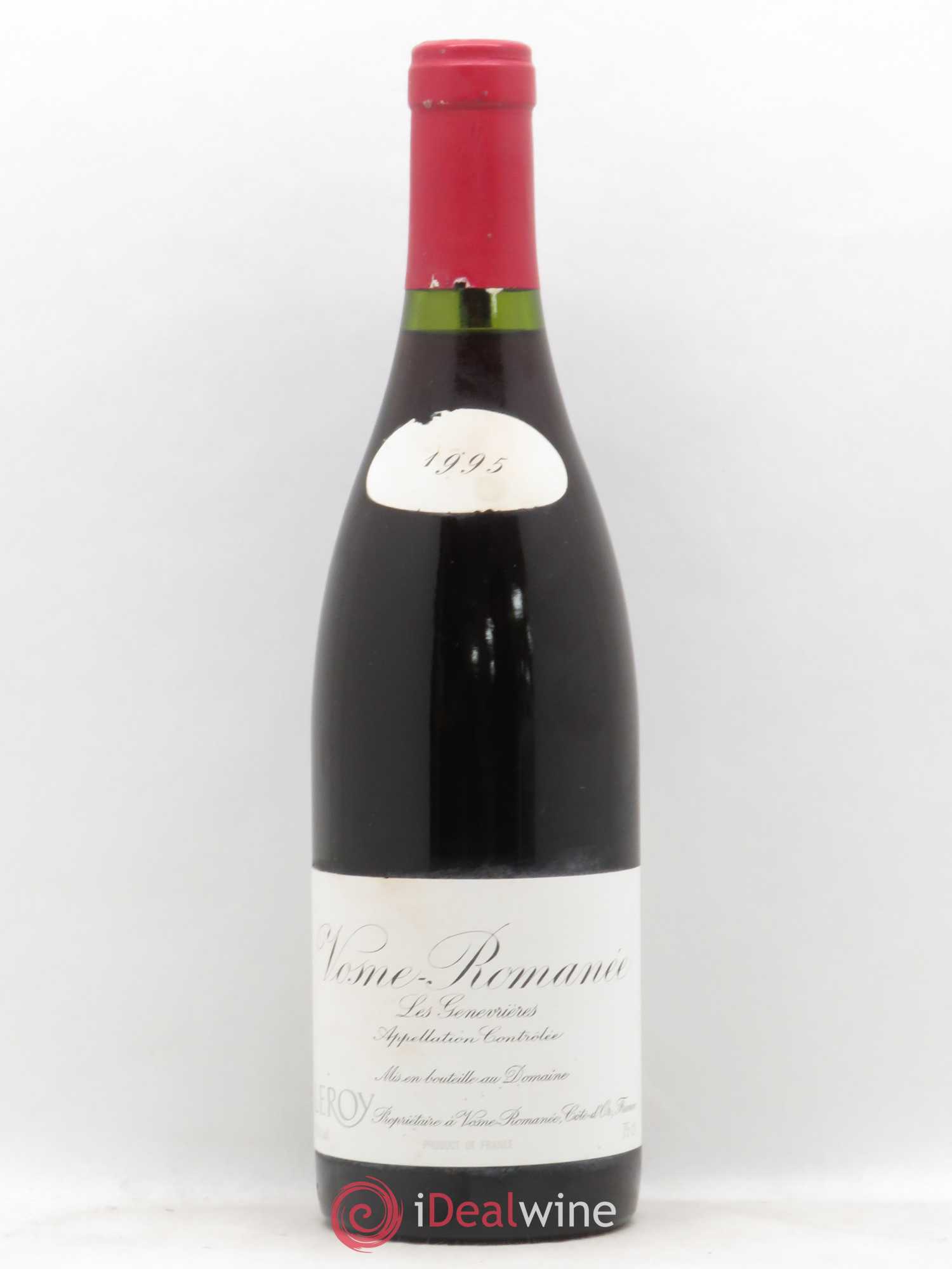 Vosne-Romanée Les Genaivrières Leroy (Domaine) 1995 - Lot de 1 bouteille - 0