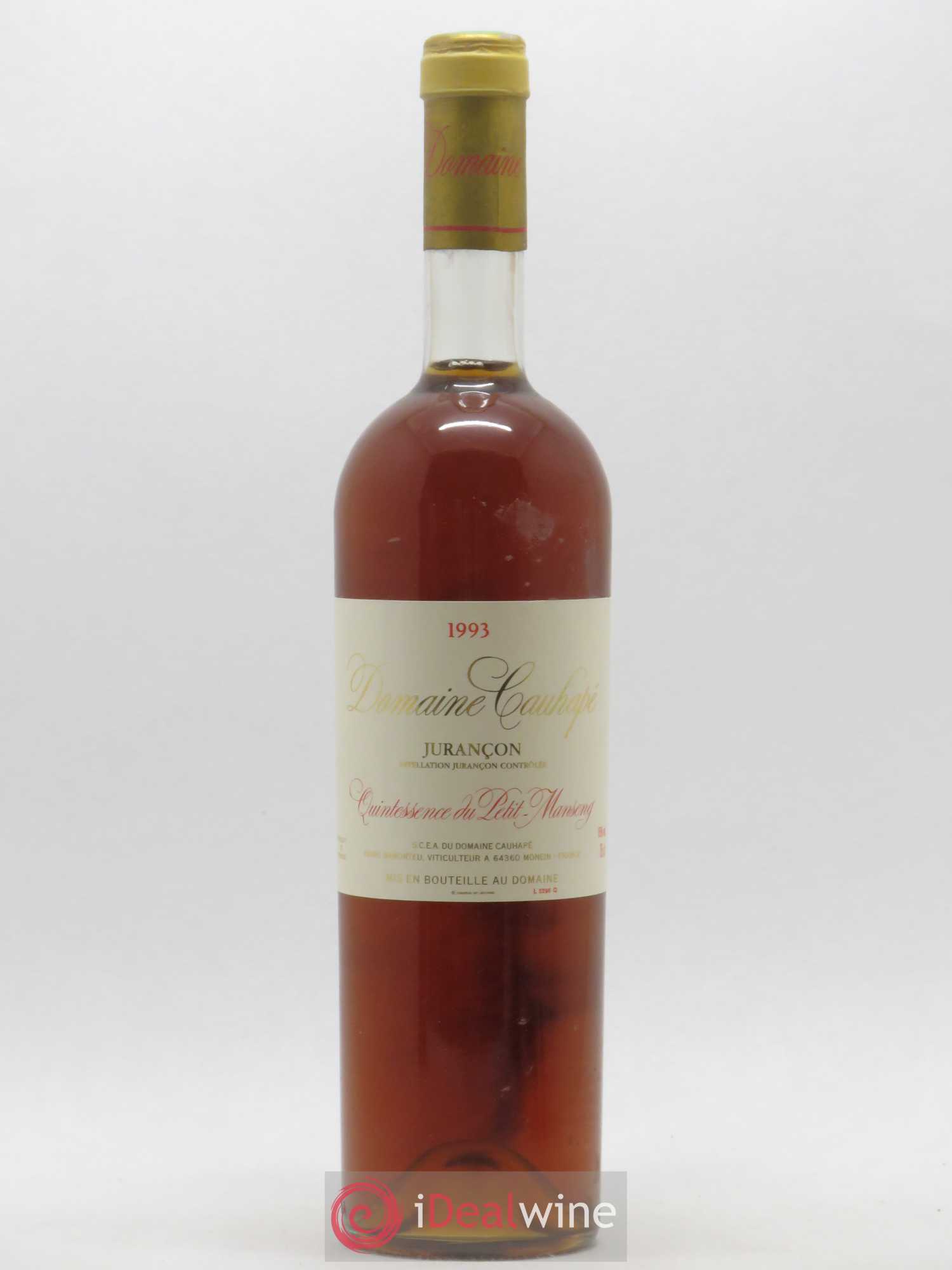 Jurançon Quintessence du Petit Manseng Cauhapé 1993 - Lot de 1 bouteille - 0