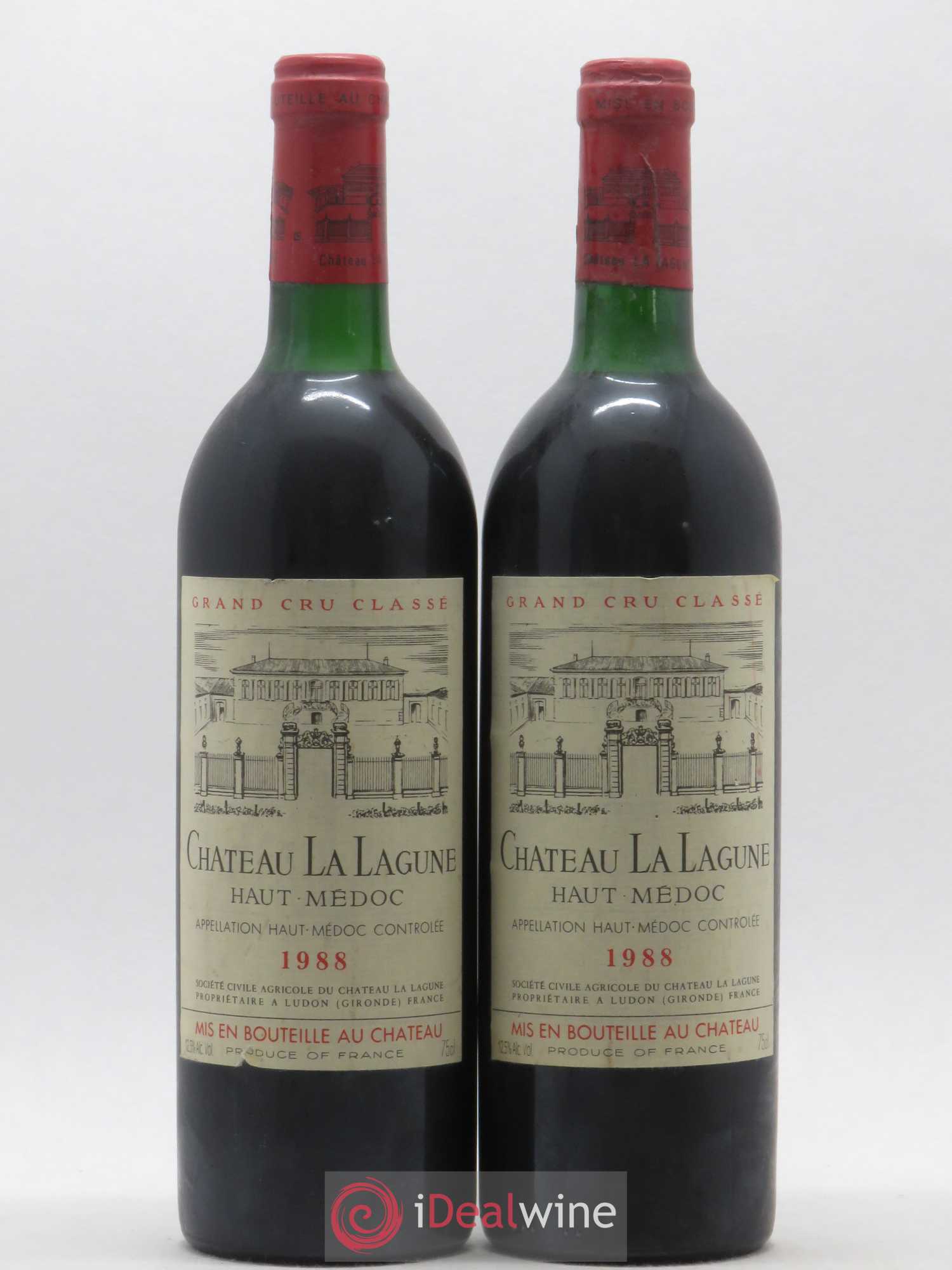 Château la Lagune 3ème Grand Cru Classé 1988 - Lot de 2 bouteilles - 0