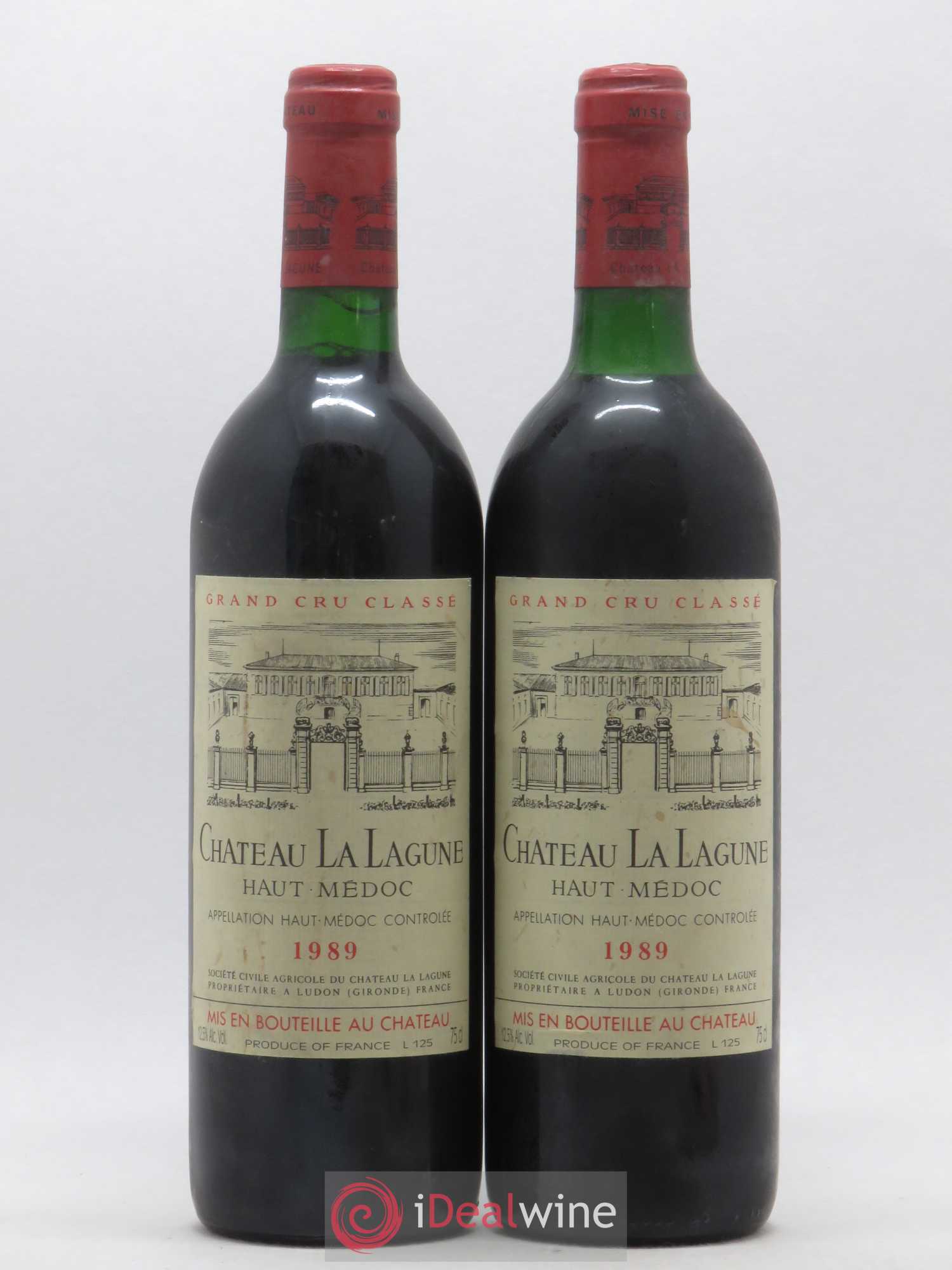 Château la Lagune 3ème Grand Cru Classé 1989 - Lot de 2 bouteilles - 0