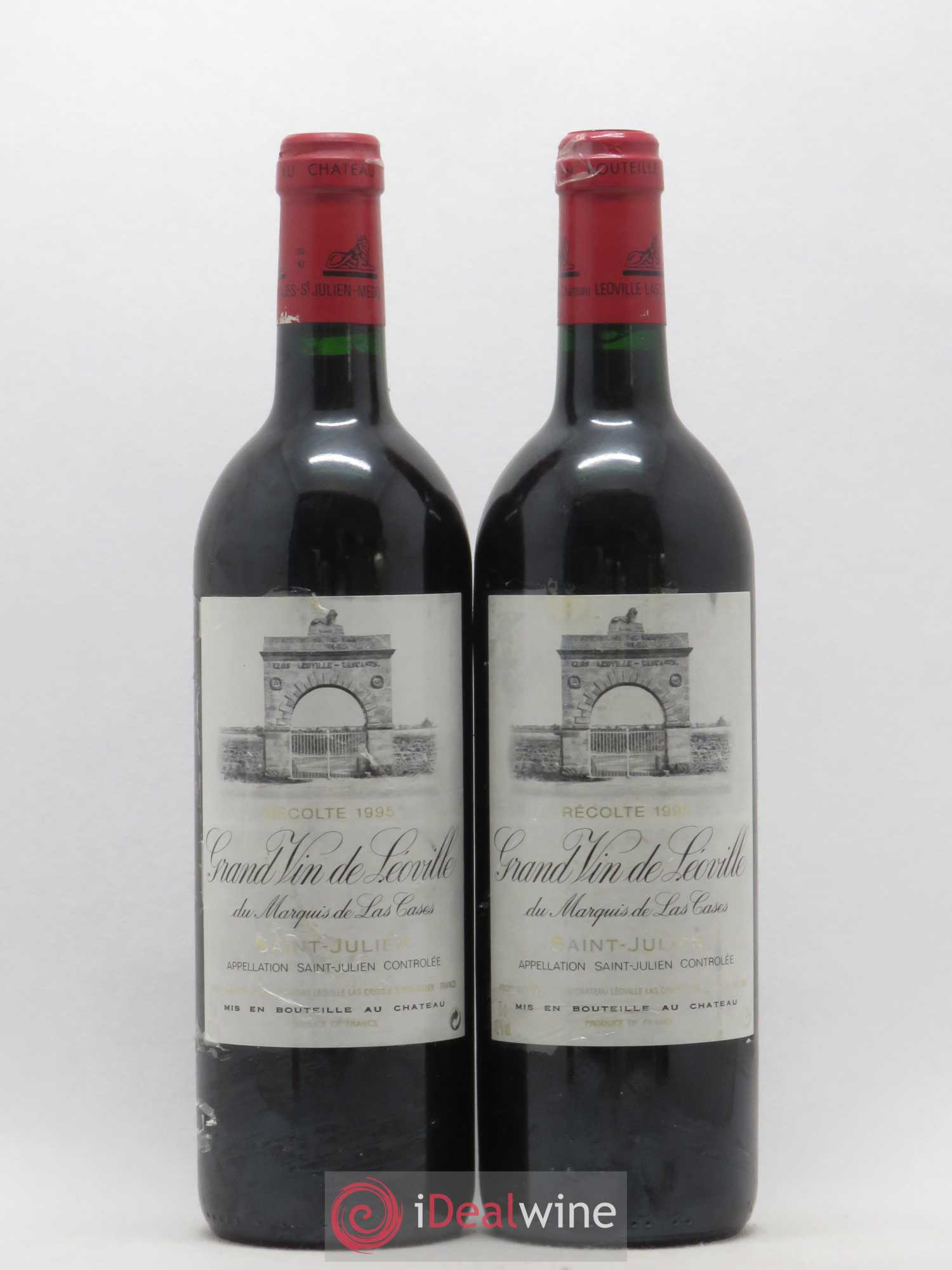 Château Léoville Las Cases 2ème Grand Cru Classé 1995 - Lot de 2 bouteilles - 0