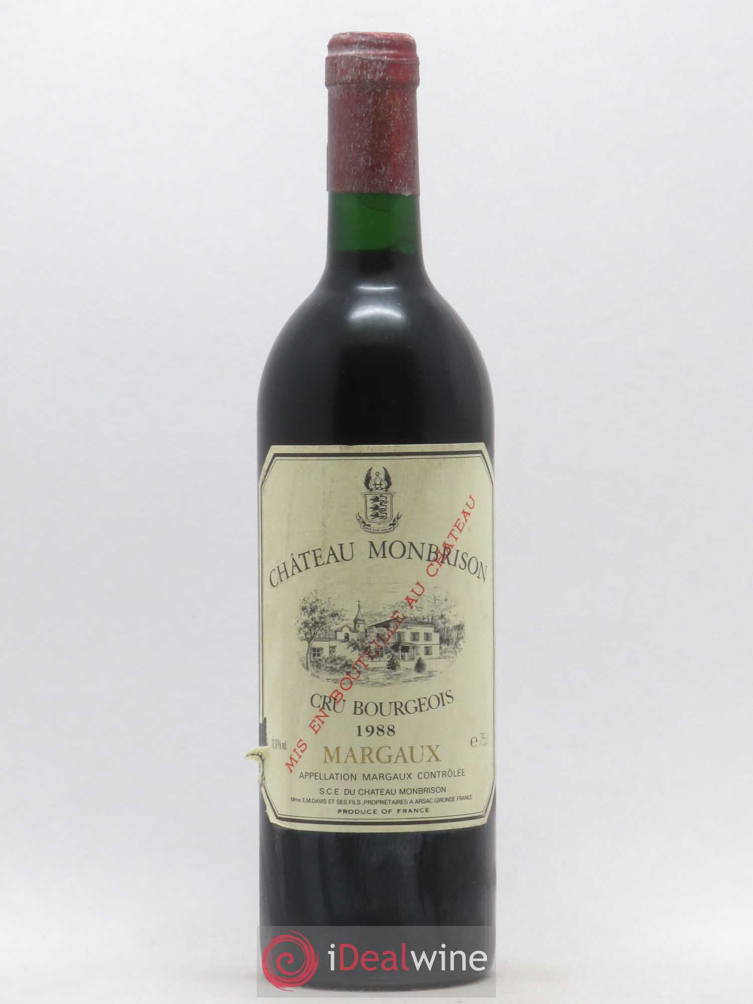 Château Monbrison 1988 - Lot de 1 bouteille - 0