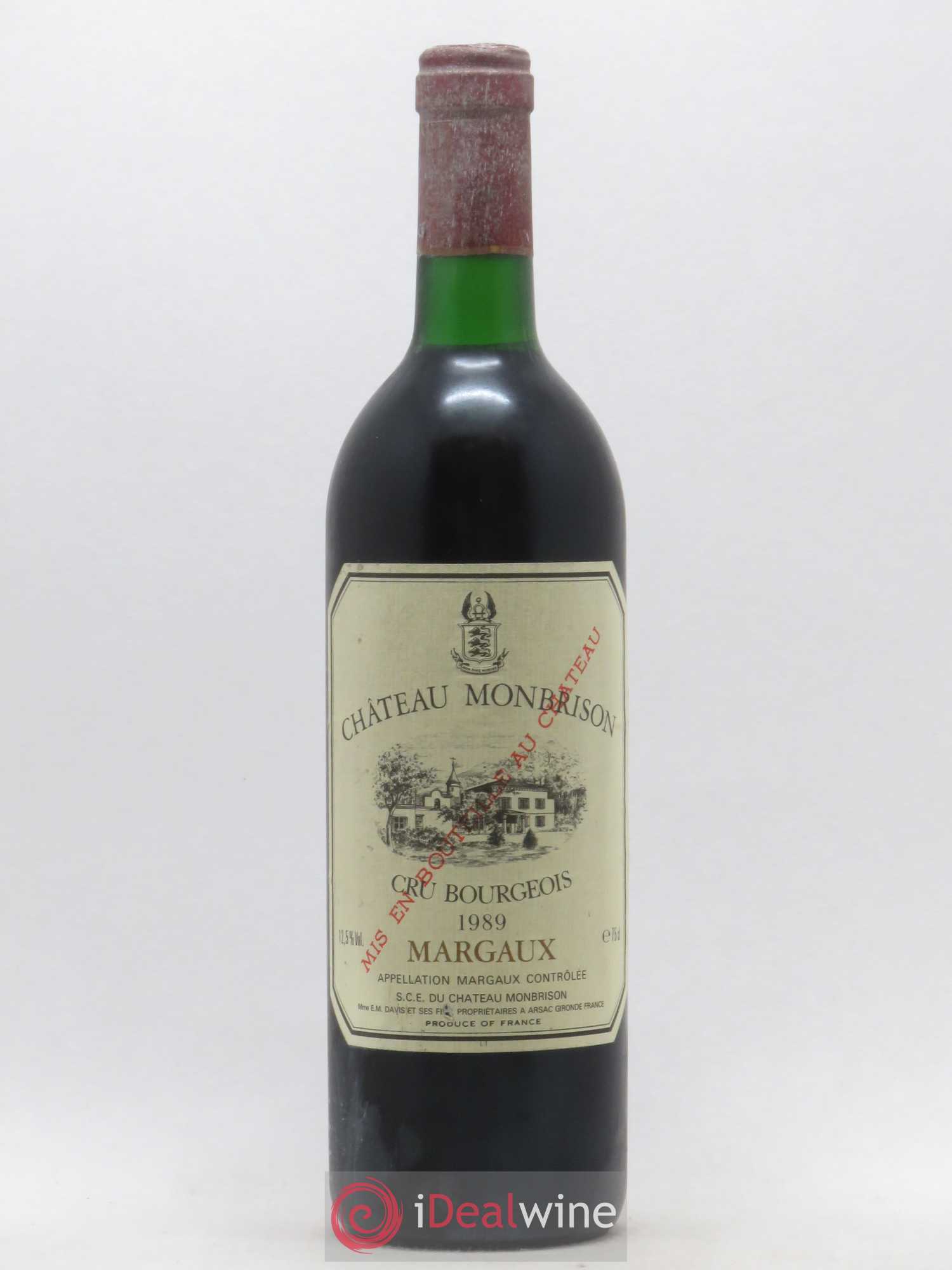 Château Monbrison 1989 - Lot de 1 bouteille - 0