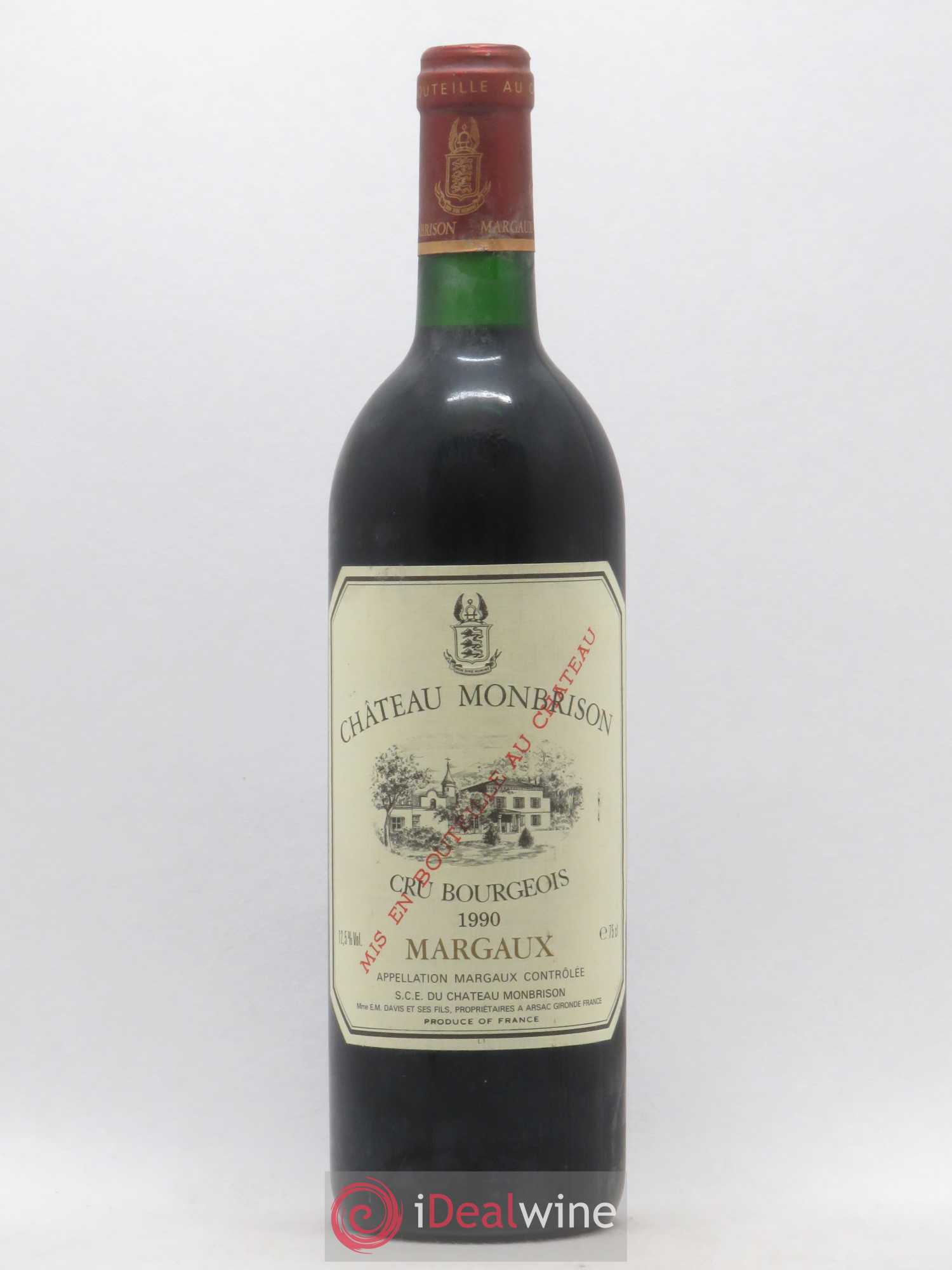 Château Monbrison 1990 - Lot de 1 bouteille - 0