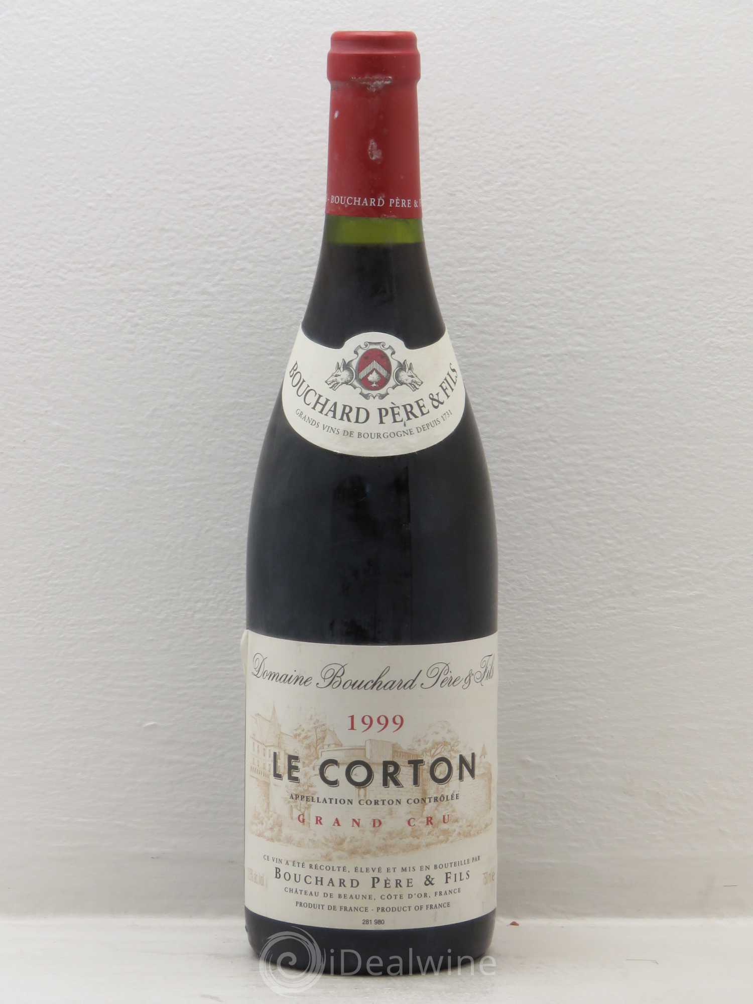 Corton Grand Cru Le Corton Bouchard Père & Fils 1999 - Lot de 1 bouteille - 0