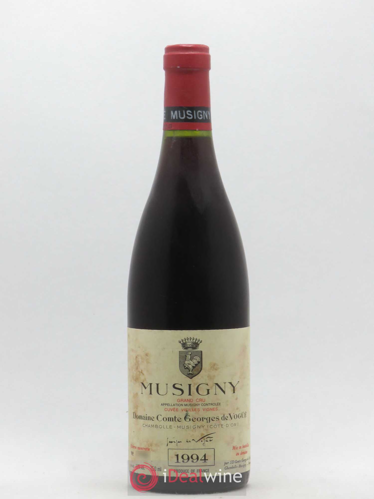 Musigny Grand Cru Cuvée Vieilles Vignes Comte Georges de Vogüé 1994 - Lot de 1 bouteille - 0