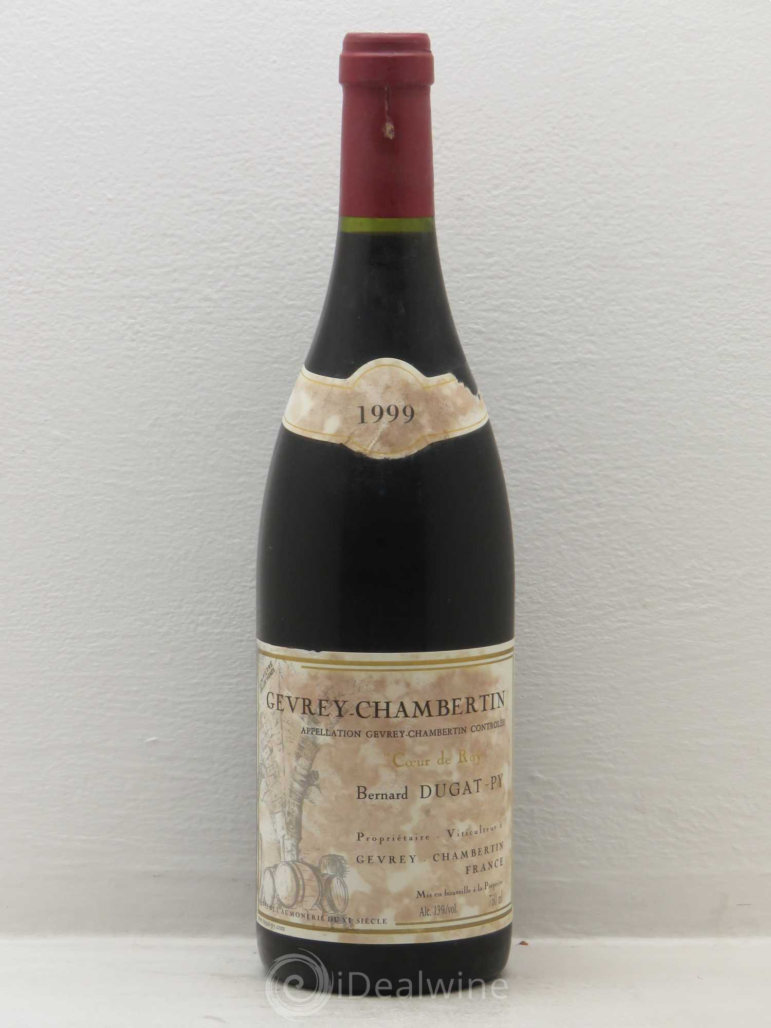 Gevrey-Chambertin Coeur de Roy Très Vieilles Vignes Dugat-Py Vieilles Vignes 1999 - Lot de 6 bouteilles - 0