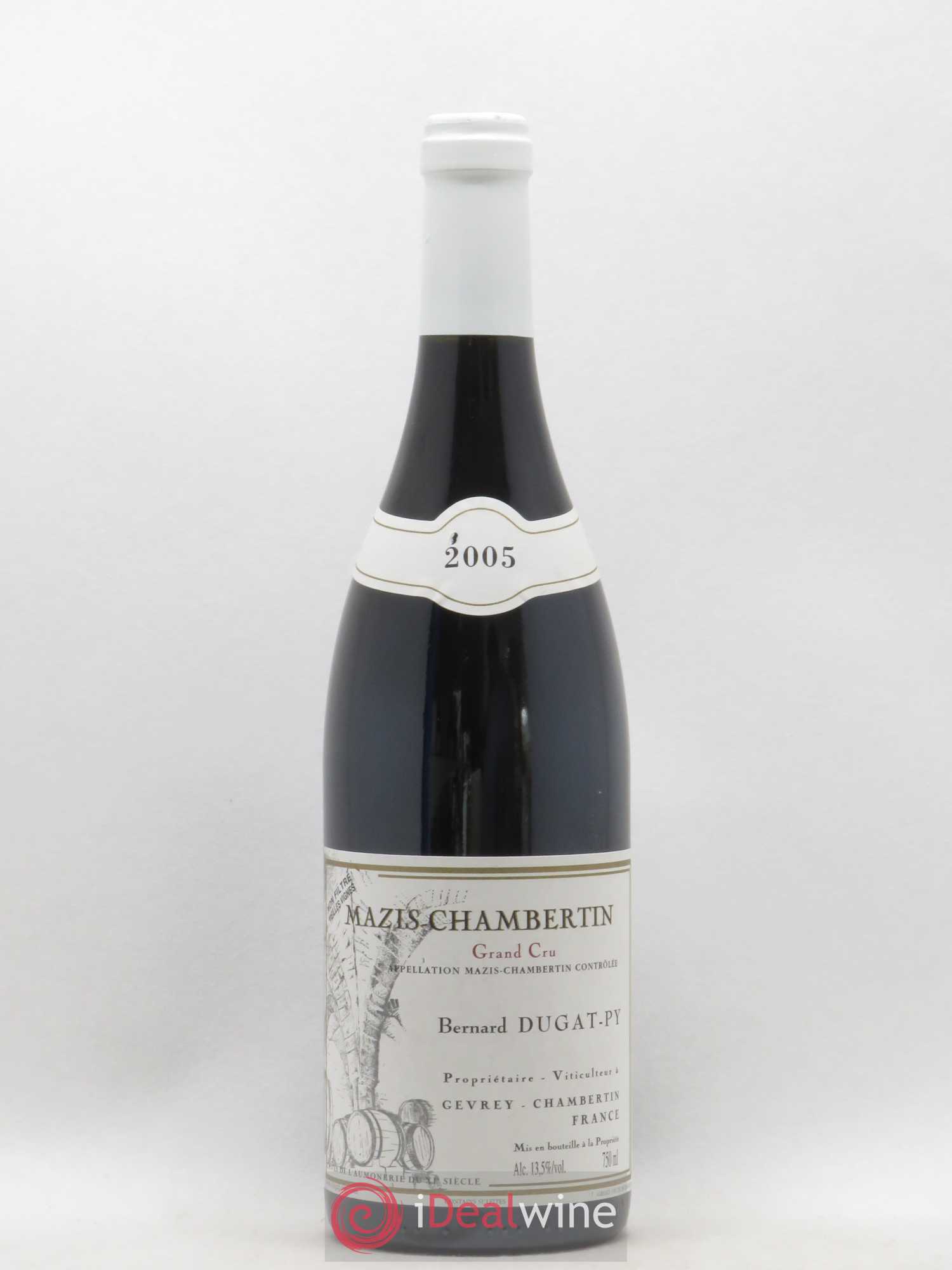 Mazis-Chambertin Grand Cru Vieilles Vignes Dugat-Py 2005 - Lot de 1 bouteille - 0
