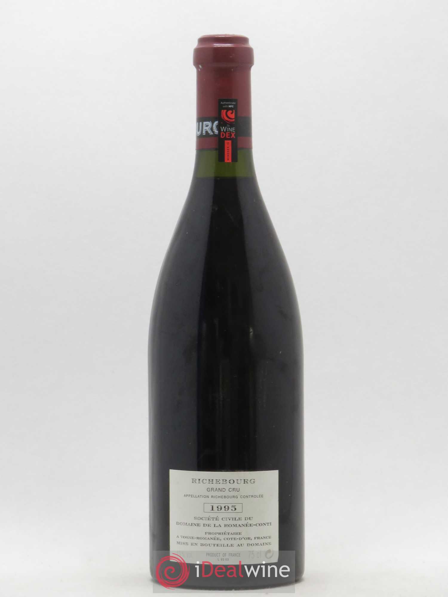 Richebourg Grand Cru Domaine de la Romanée-Conti 1995 - Lot de 1 bouteille - 1