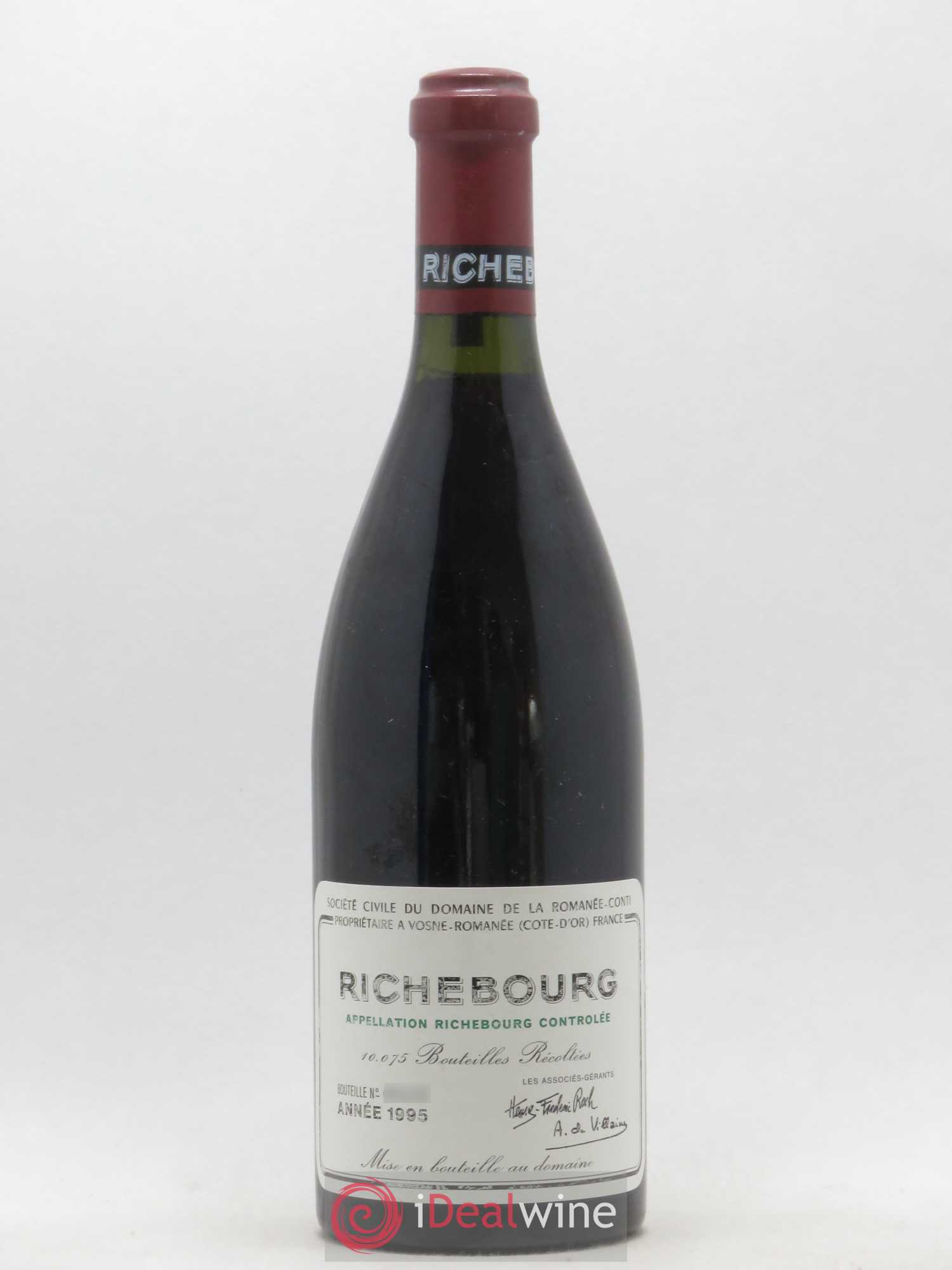Richebourg Grand Cru Domaine de la Romanée-Conti 1995 - Lot de 1 bouteille - 0