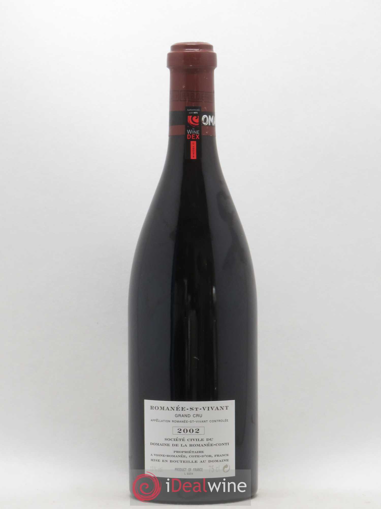 Romanée-Saint-Vivant Grand Cru Domaine de la Romanée-Conti 2002 - Lot de 1 bouteille - 1
