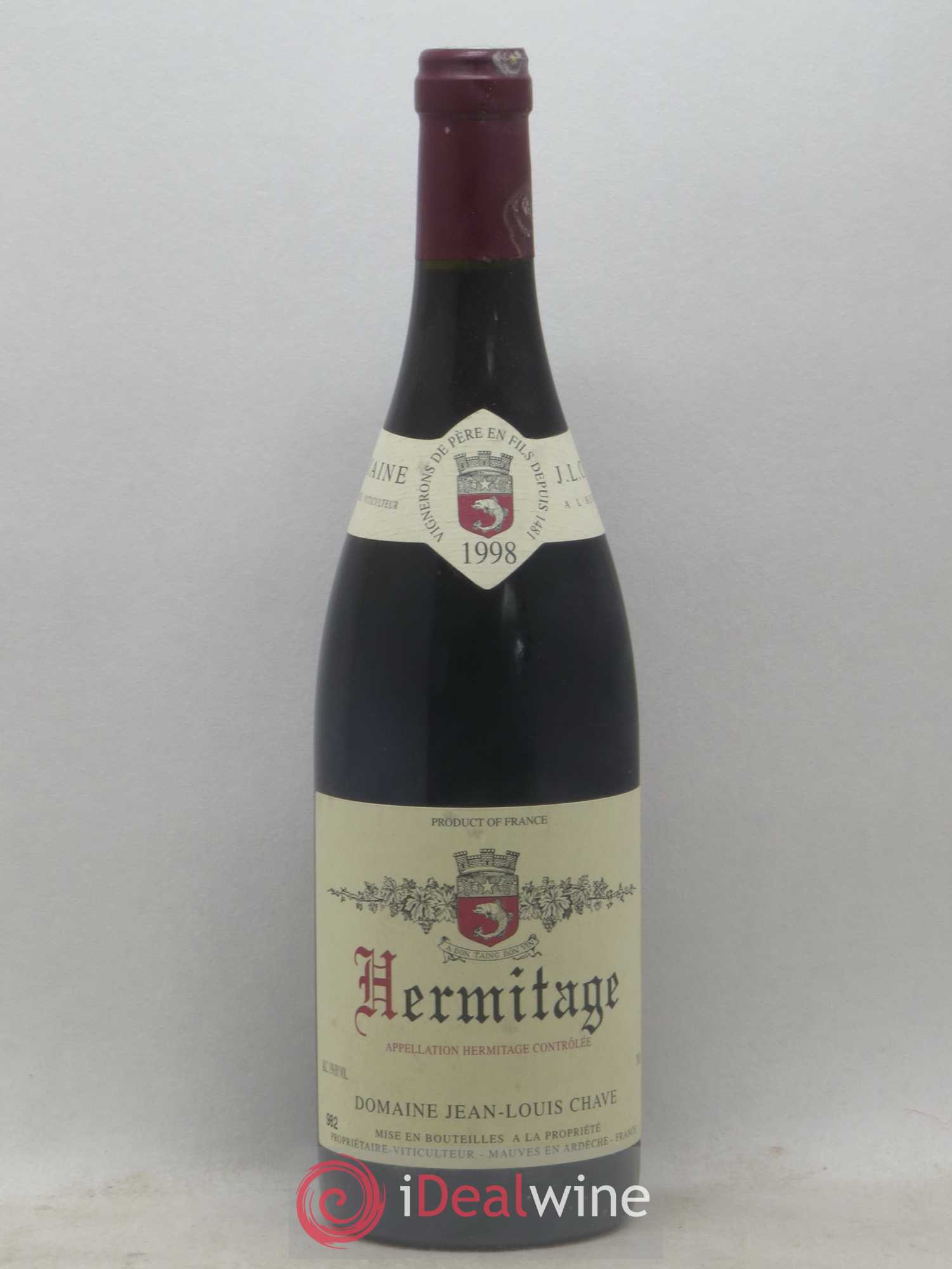 Hermitage Jean-Louis Chave 1998 - Lot de 1 bouteille - 0