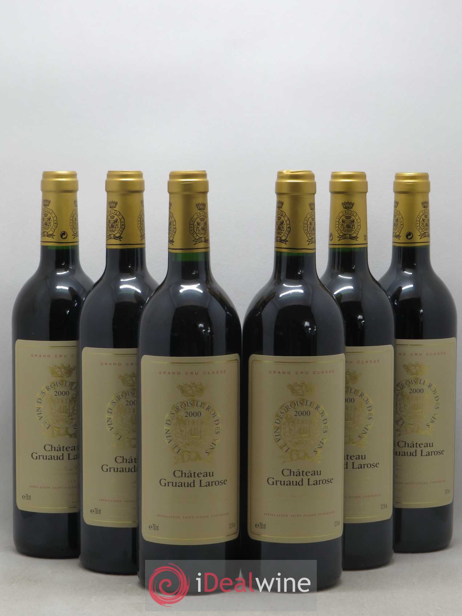 Château Gruaud Larose 2ème Grand Cru Classé 2000 - Lot de 6 bouteilles - 0