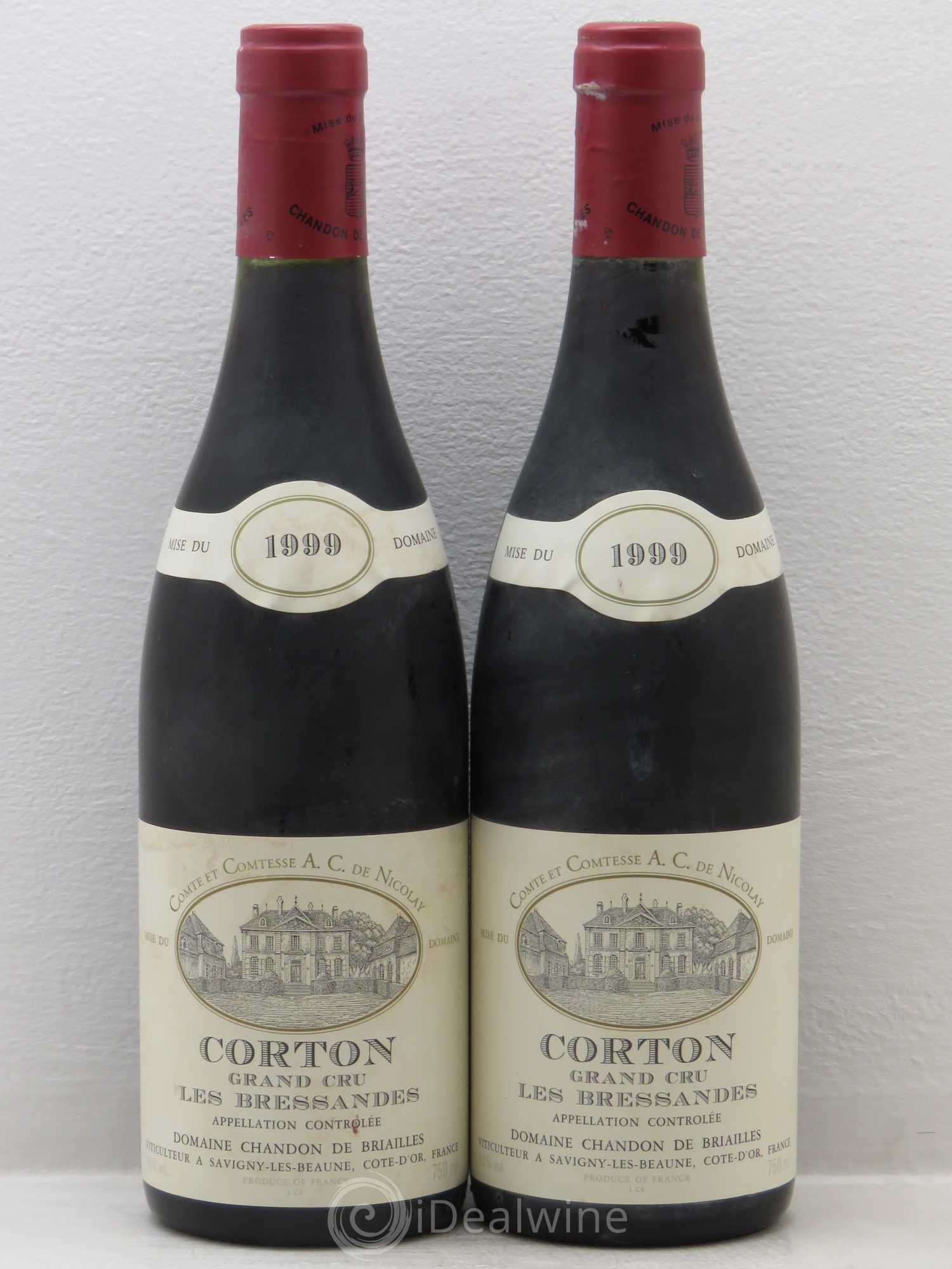 Corton Grand Cru 1999 - Lot de 2 bouteilles - 0