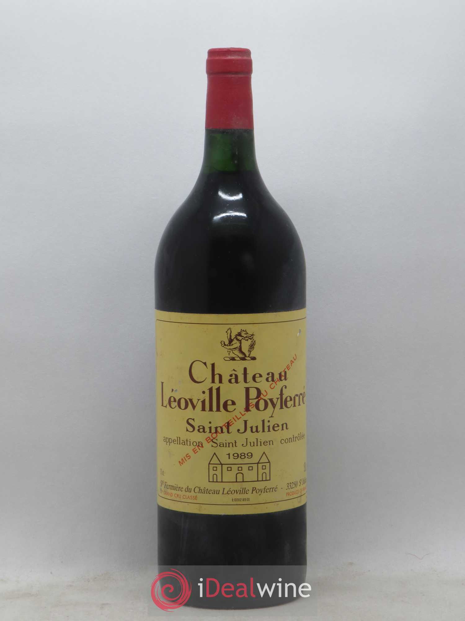 Château Léoville Poyferré 2ème Grand Cru Classé 1989 - Lot de 1 magnum - 0