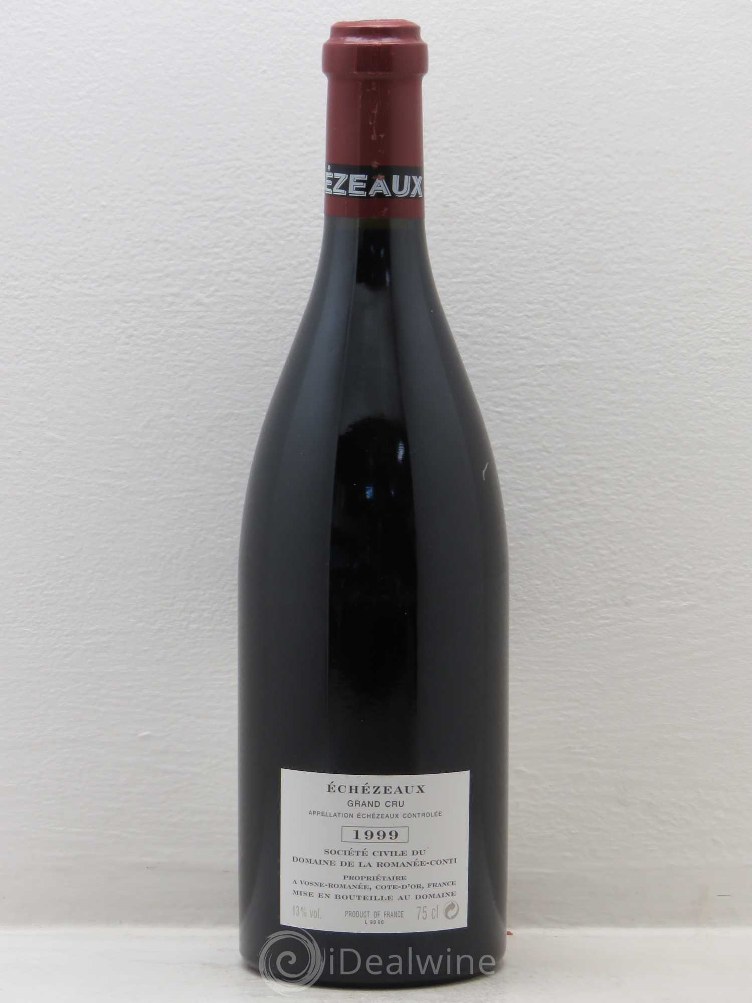 Echezeaux Grand Cru Domaine de la Romanée-Conti 1999 - Lot de 1 bouteille - 1