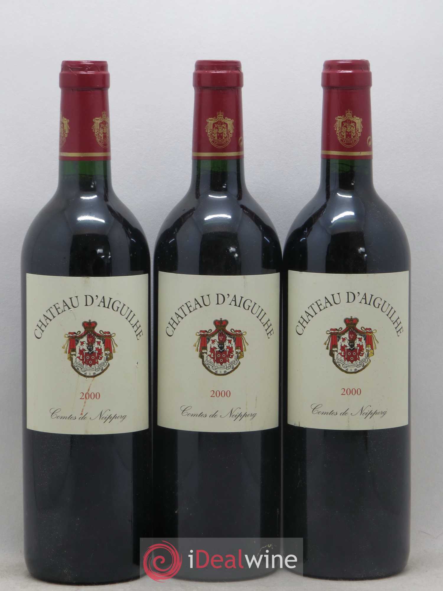 Château d' Aiguilhe 2000 - Lot de 3 bouteilles - 0
