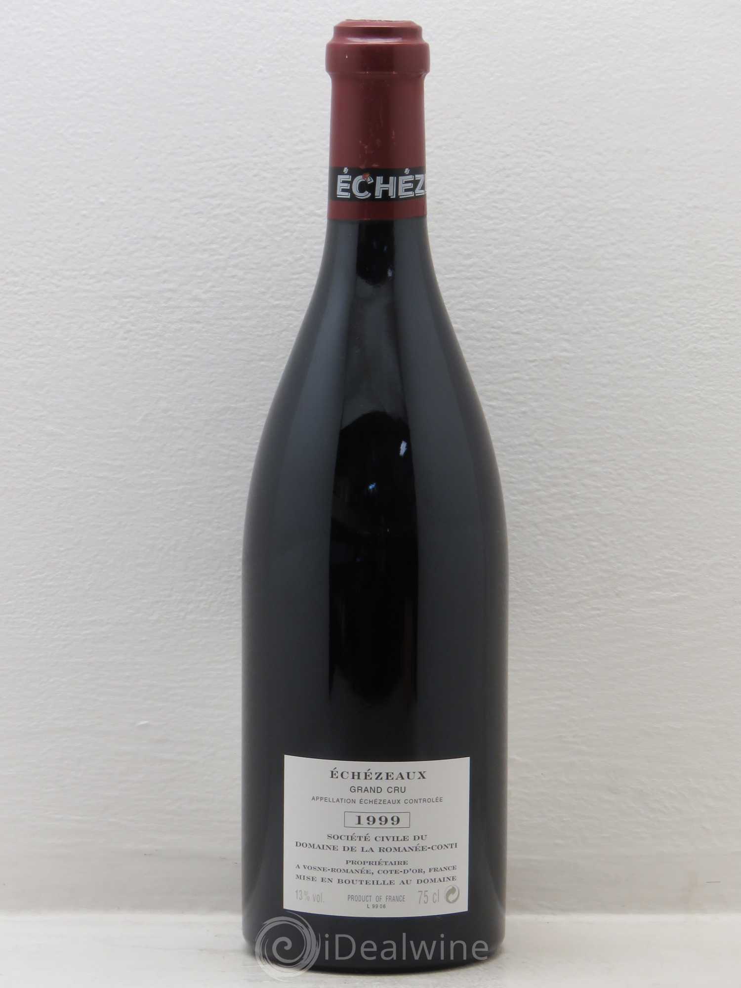 Echezeaux Grand Cru Domaine de la Romanée-Conti 1999 - Lot de 1 bouteille - 1