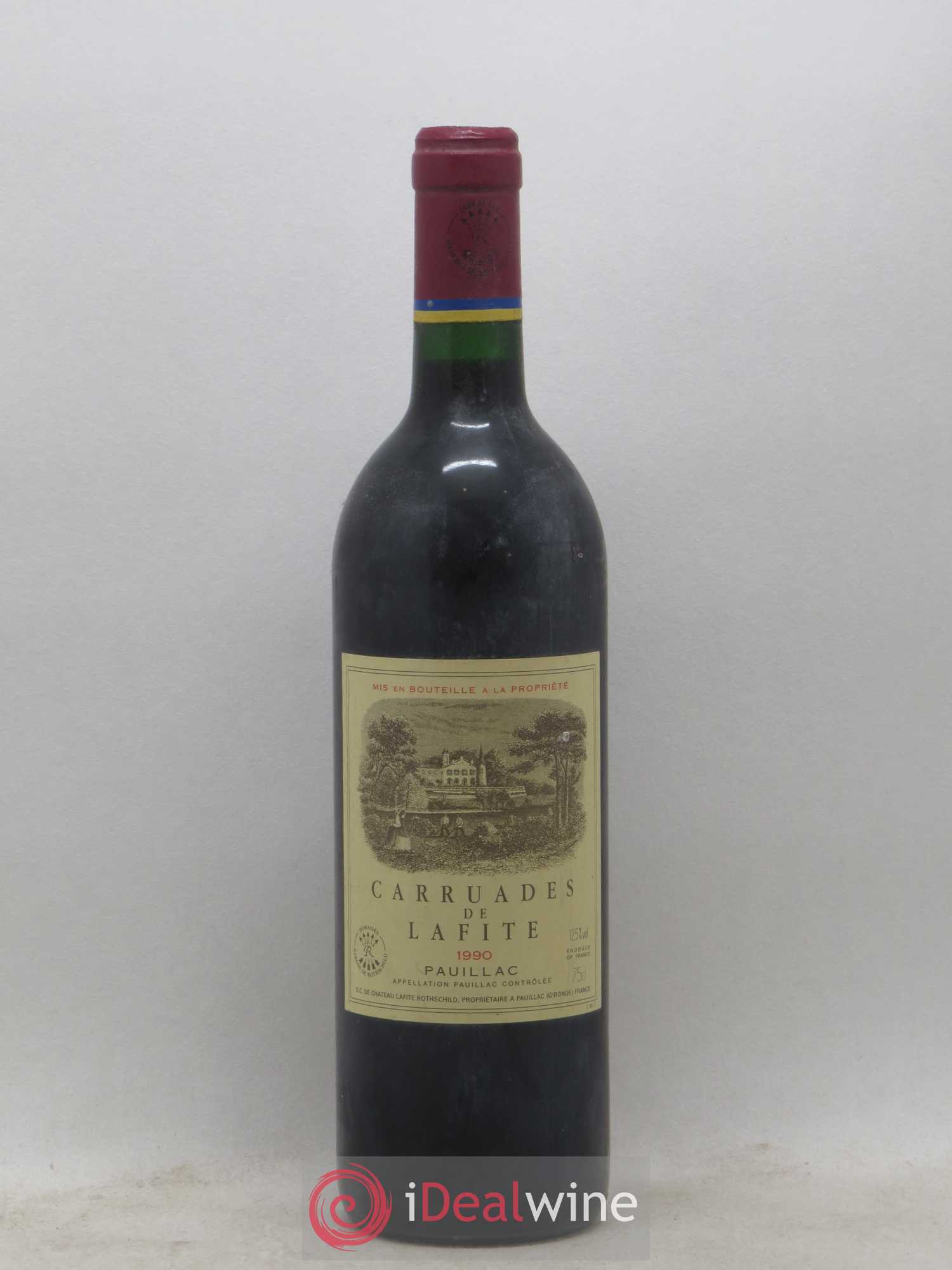 Carruades de Lafite Rothschild Second Vin 1990 - Lot de 1 bouteille - 0