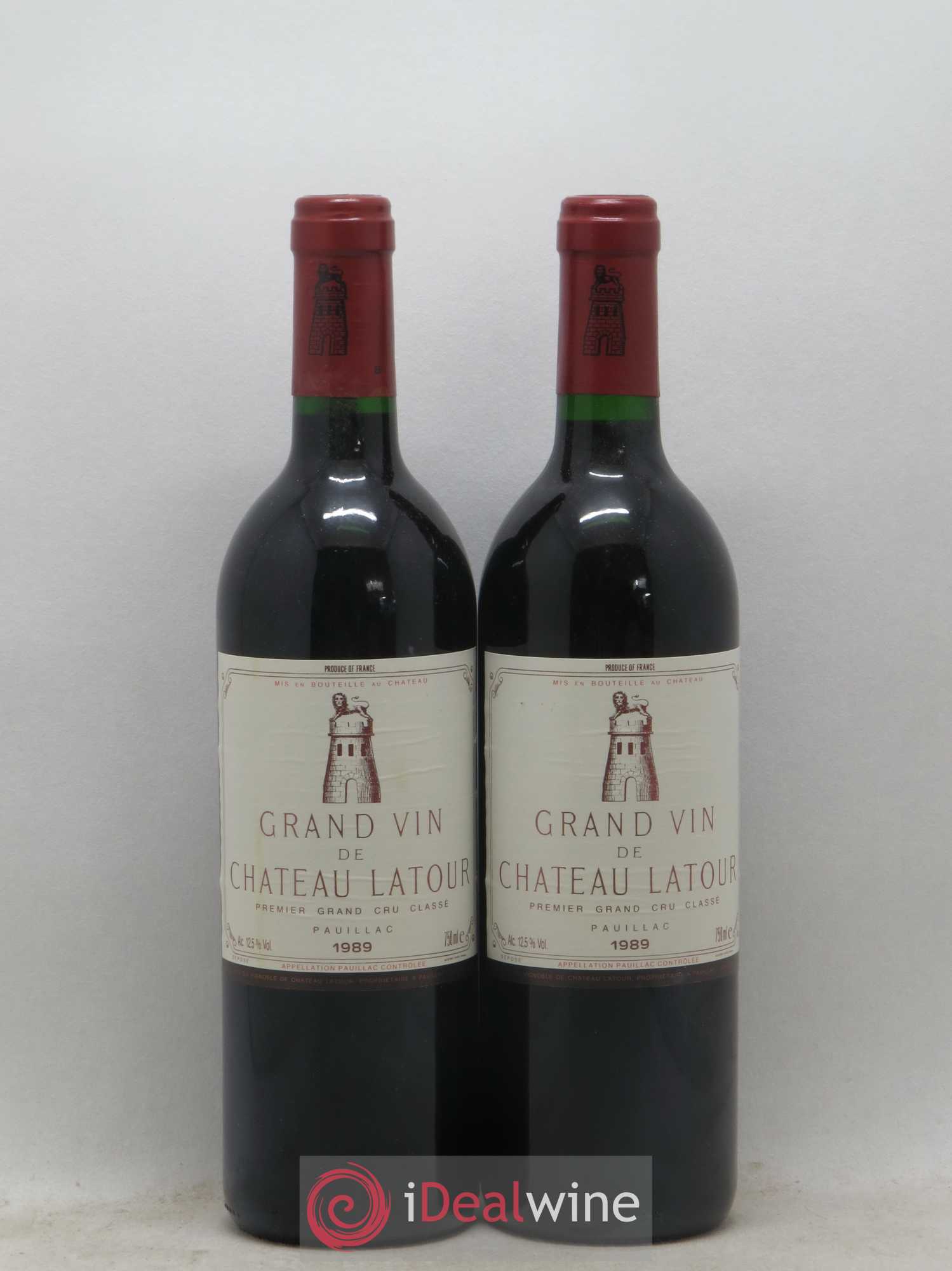 Château Latour 1er Grand Cru Classé 1989 - Lot de 2 bouteilles - 0