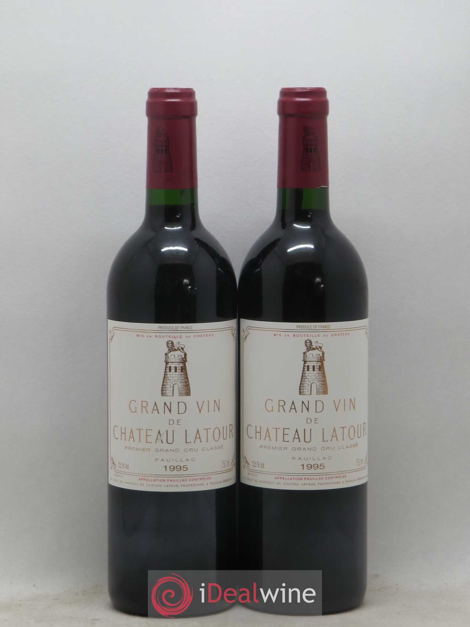 Château Latour 1er Grand Cru Classé 1995 - Lot de 2 bouteilles - 0