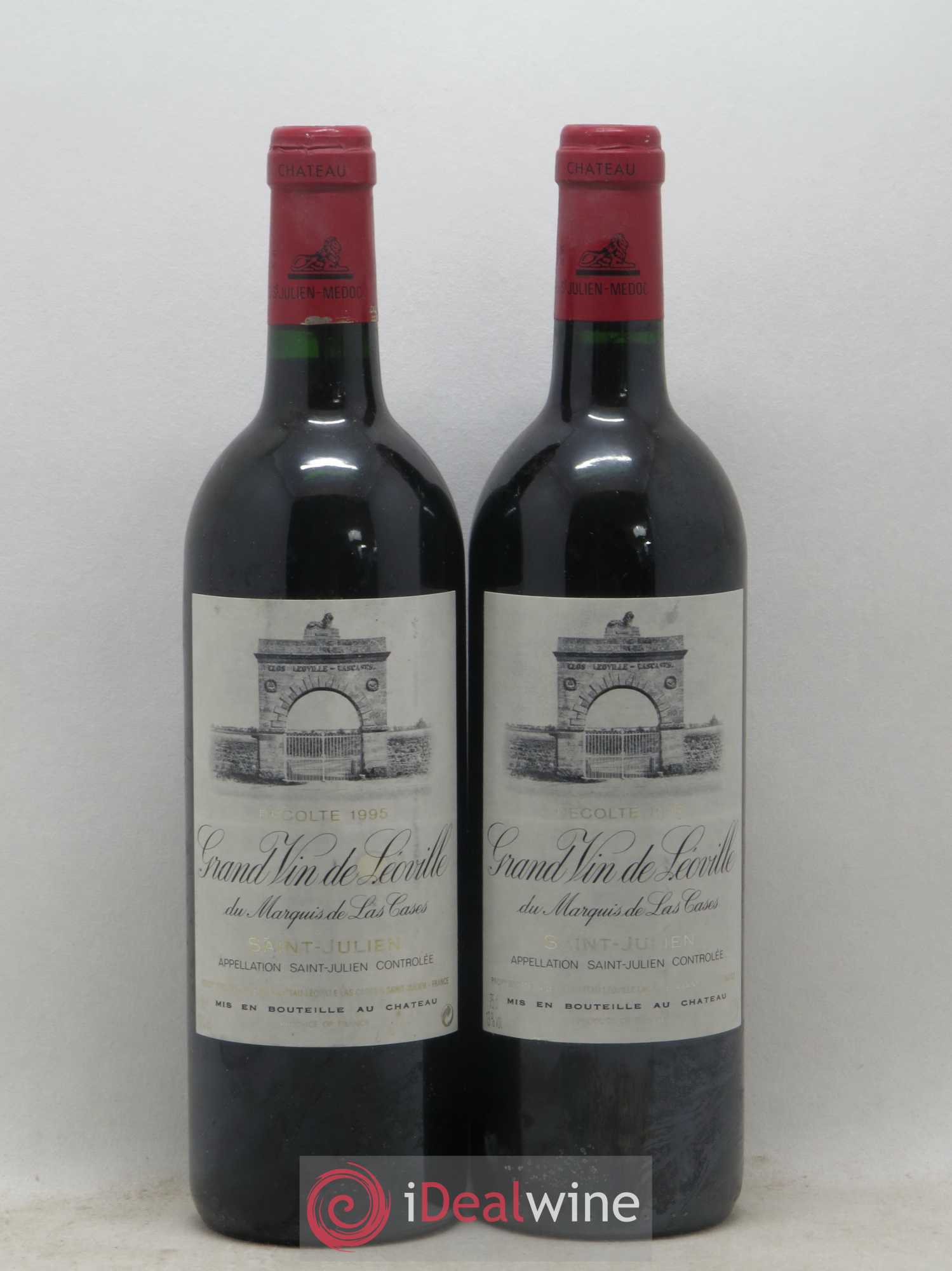 Château Léoville Las Cases 2ème Grand Cru Classé 1995 - Lot de 2 bouteilles - 0